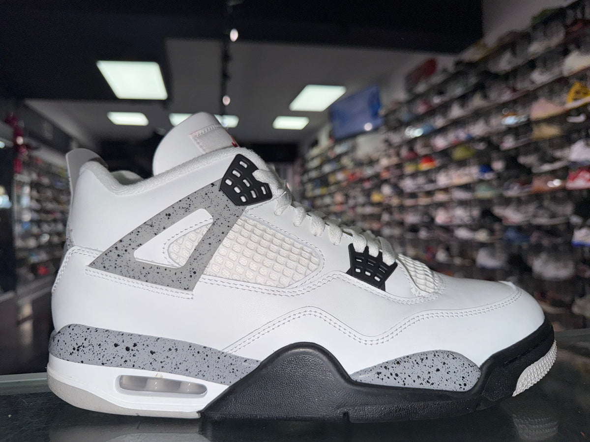 Size 10.5 Air Jordan 4 "White Cement"