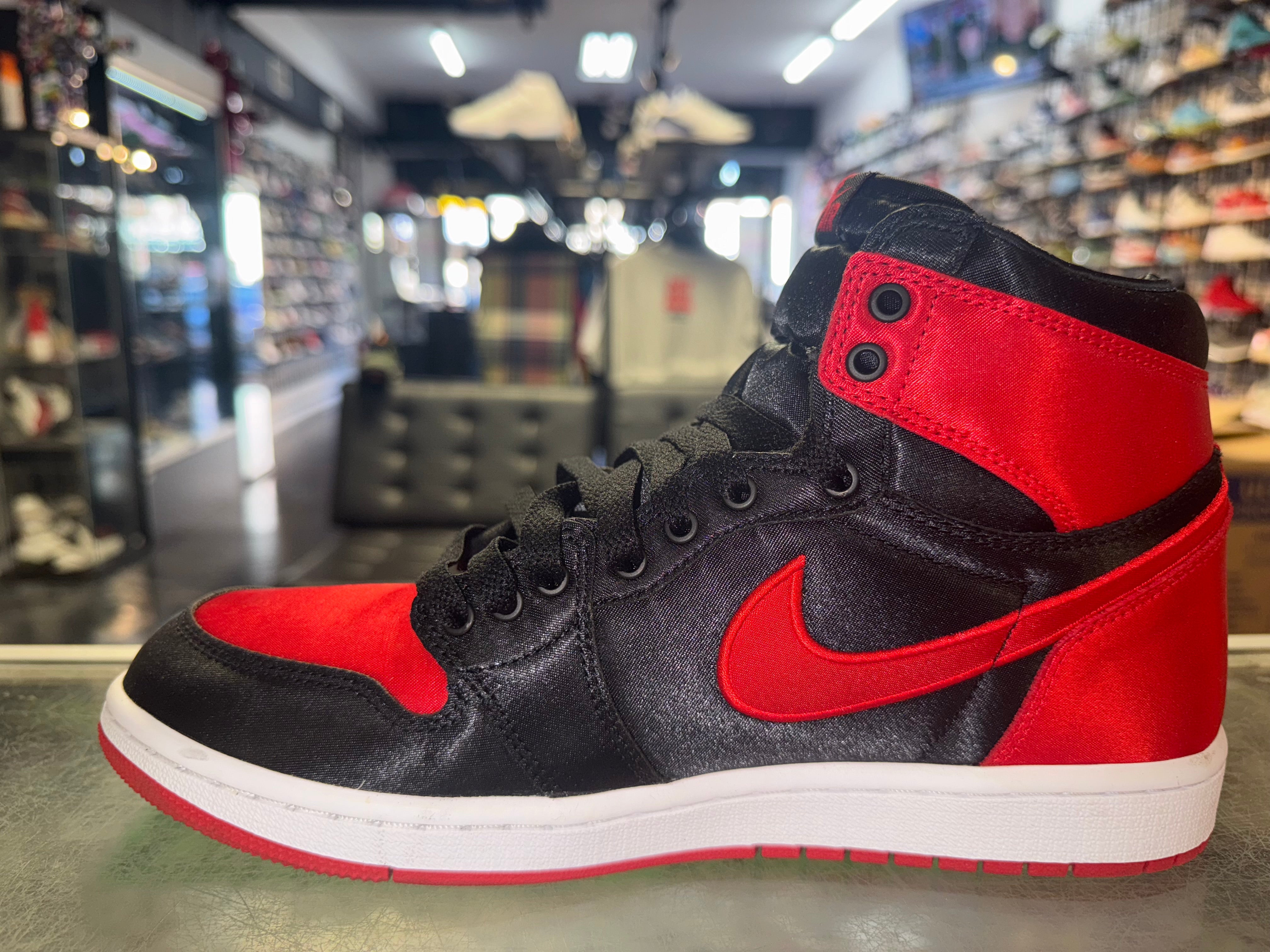 Size 8.5 (10W) Air Jordan 1 "Satin Bred"