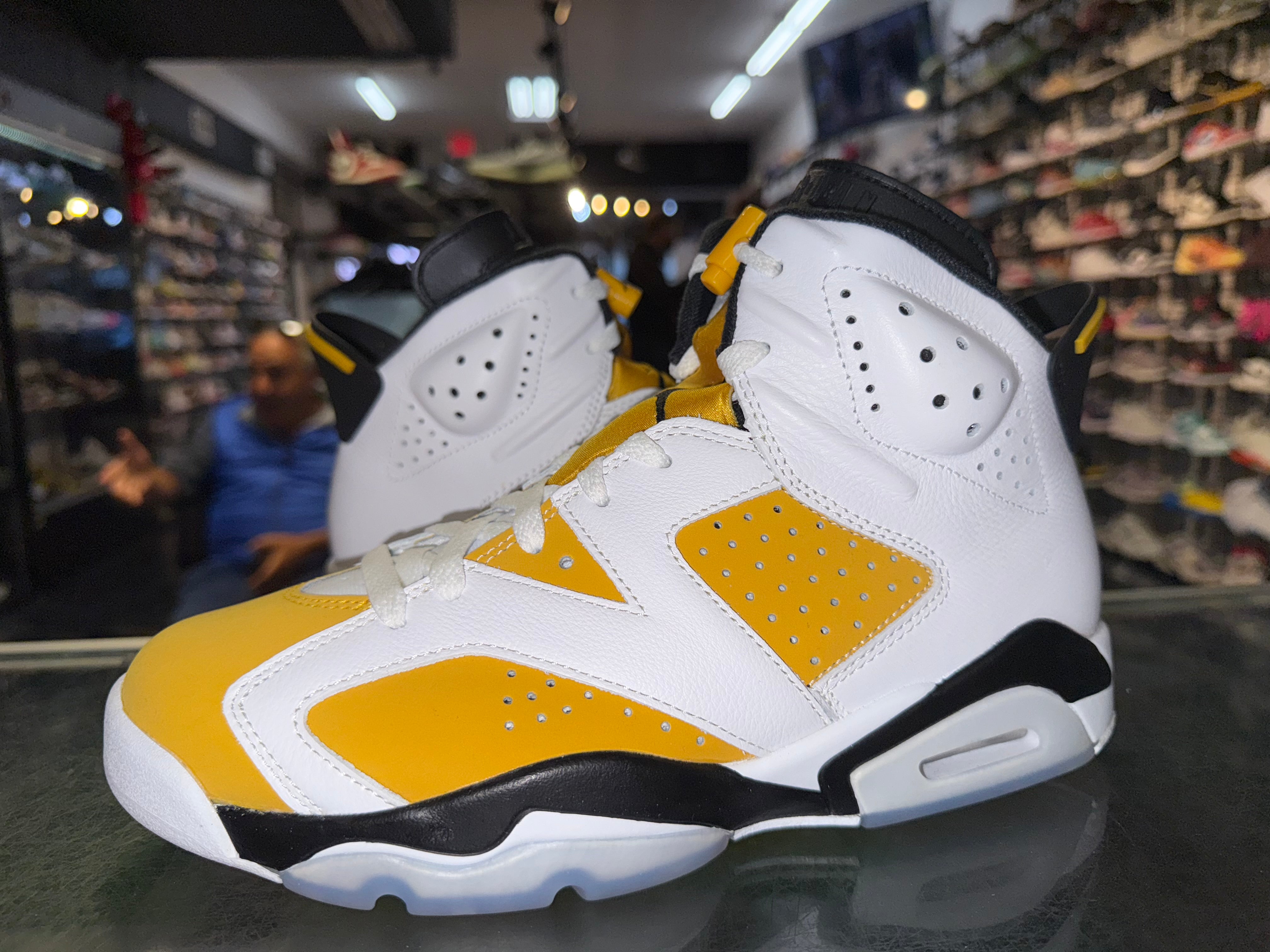 Size 9 Air Jordan 6 "Yellow Ochre"