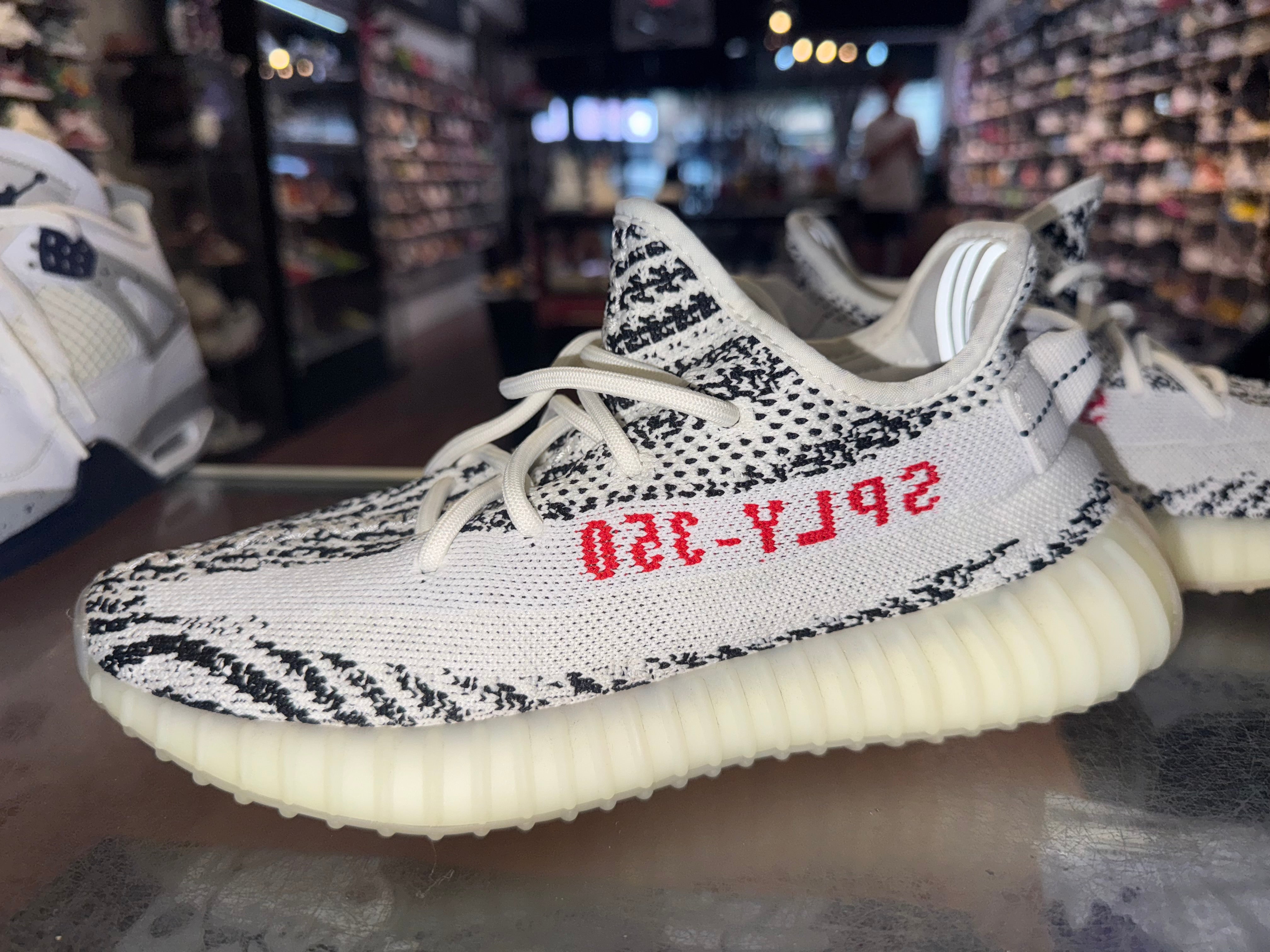 Size 6 Yeezy Boost 350 V2 "Zebra"