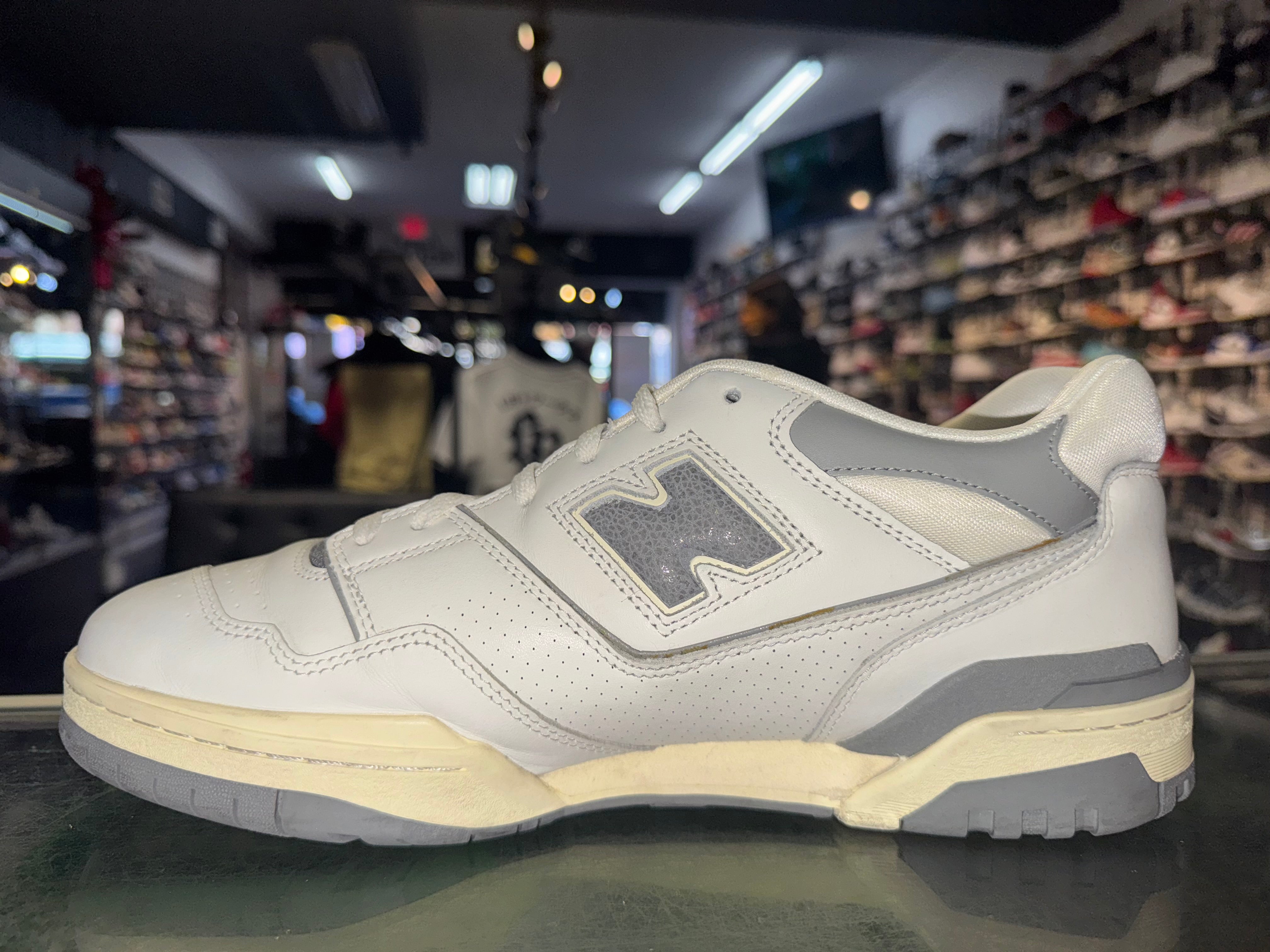 Size 13 New Balance 550 Aime Leon Dore "White Grey"