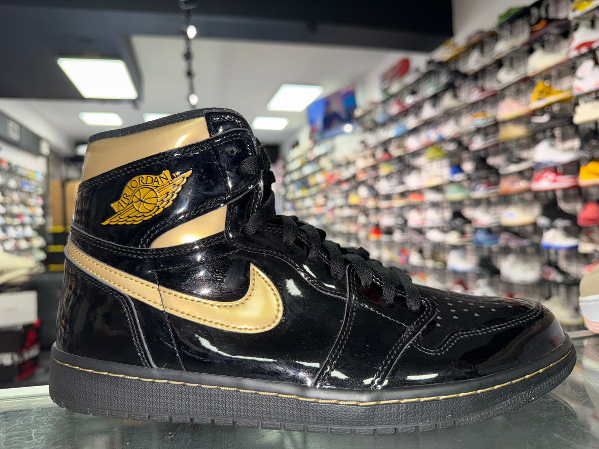 Size 10.5 Air Jordan 1 "Black Metallic Gold"
