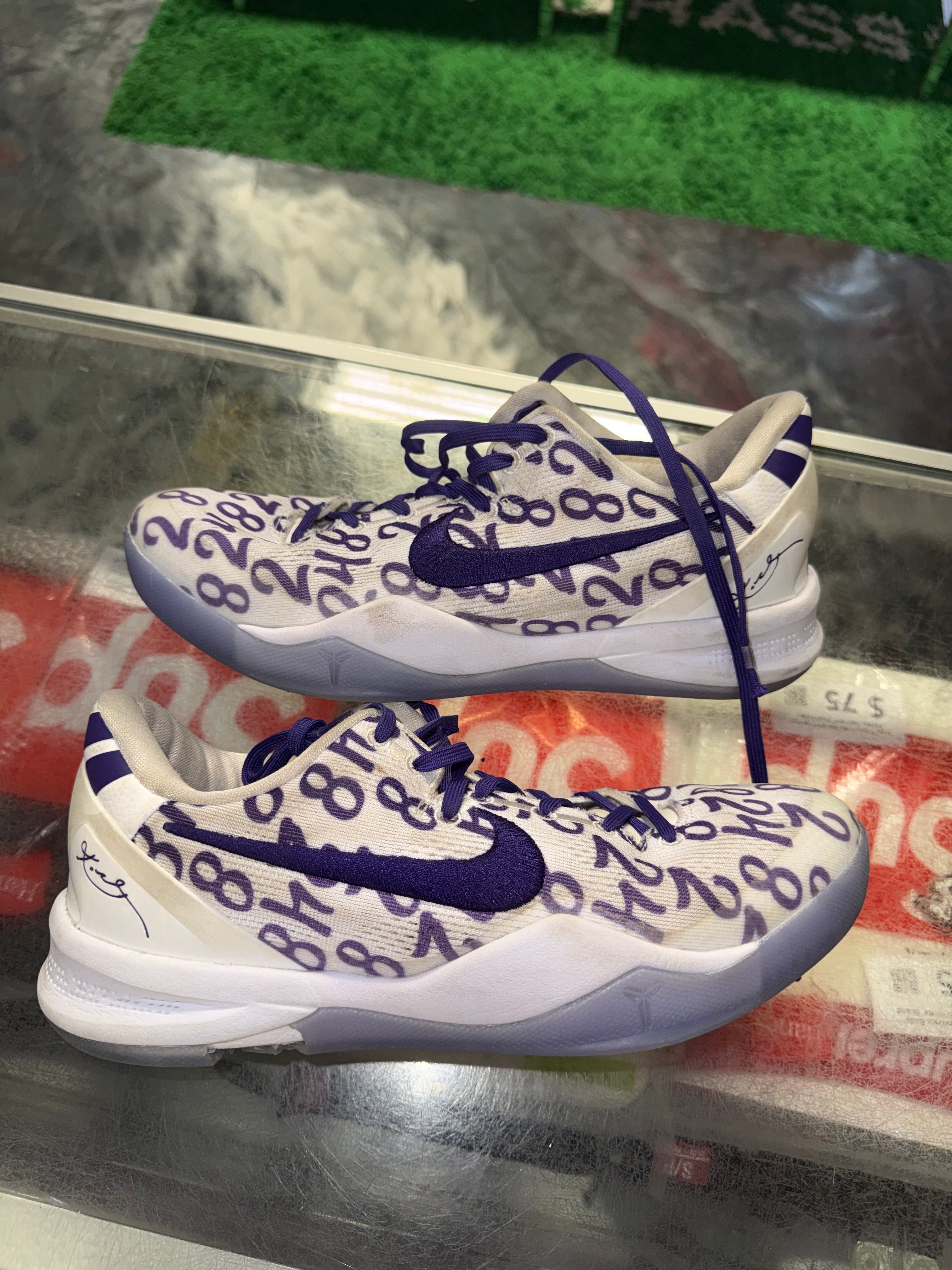 Size 8.5 Kobe 8 Court Purple - NB
