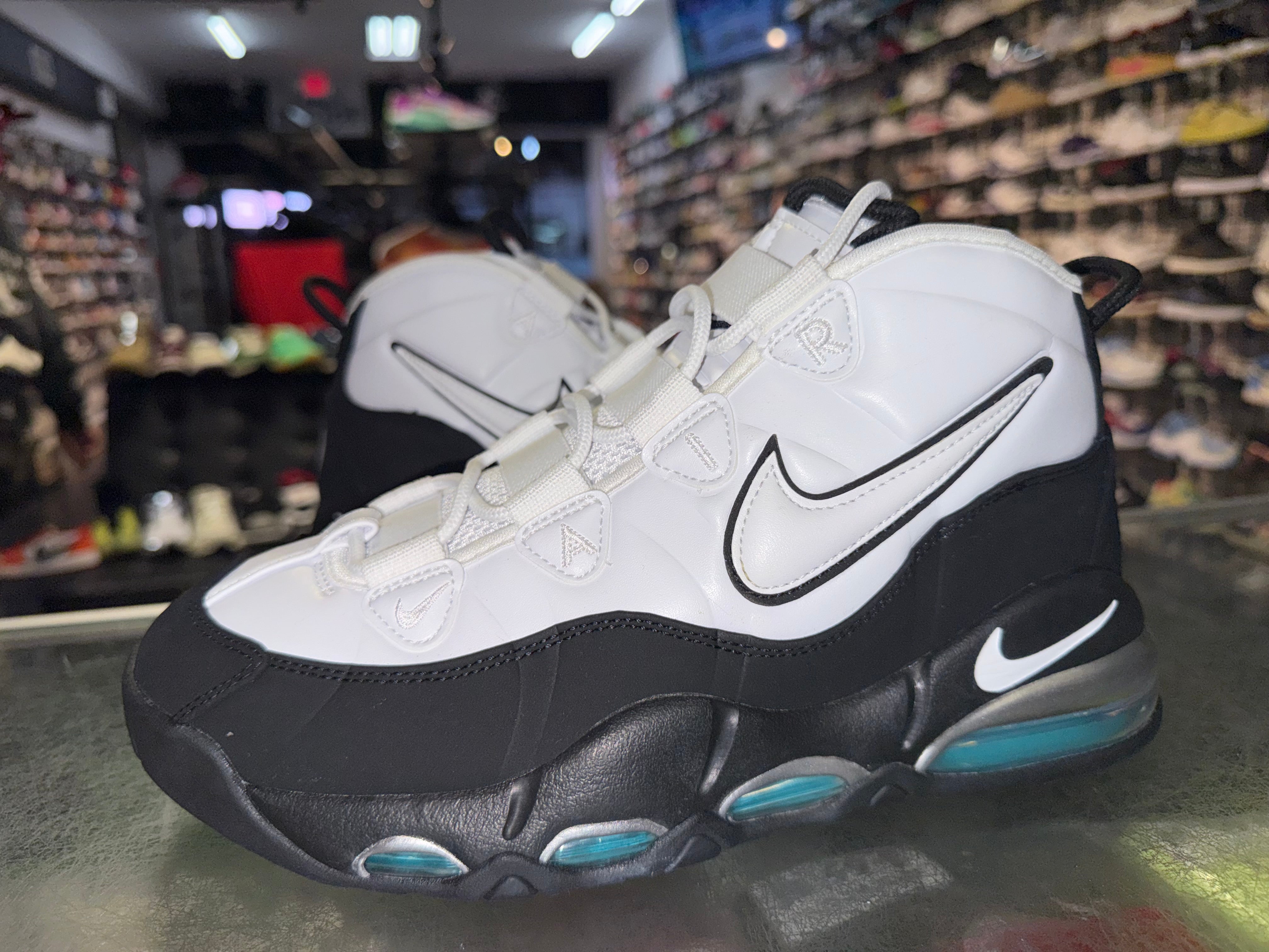 Size 9 Air Max Uptempo 95 "White Black Teal"