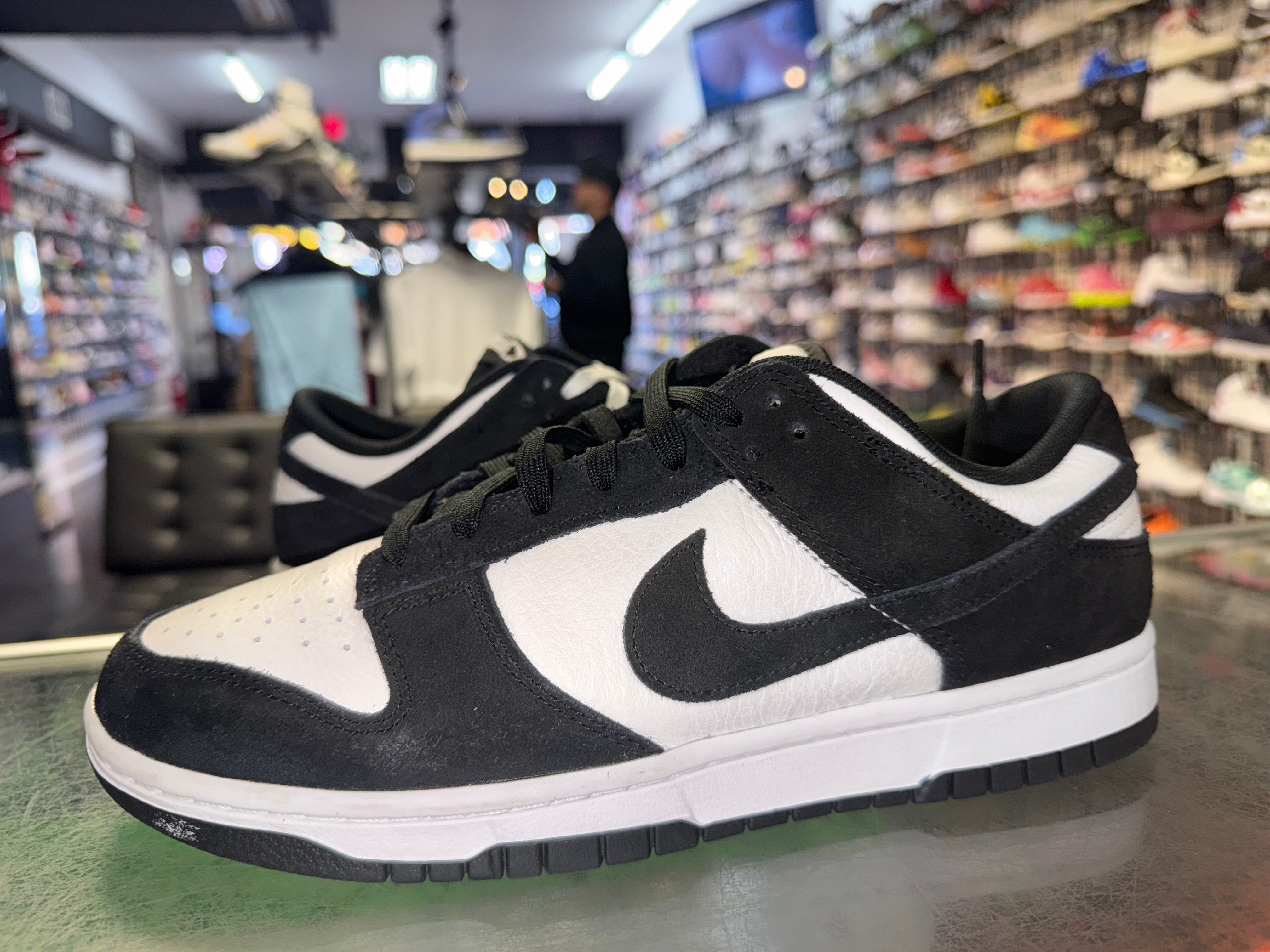 Size 8.5 Dunk Low “Suede Panda”