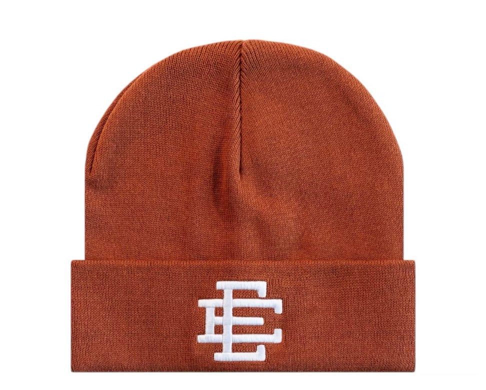 Size OS Eric Emanuel EE Beanie “Brown” Brand New