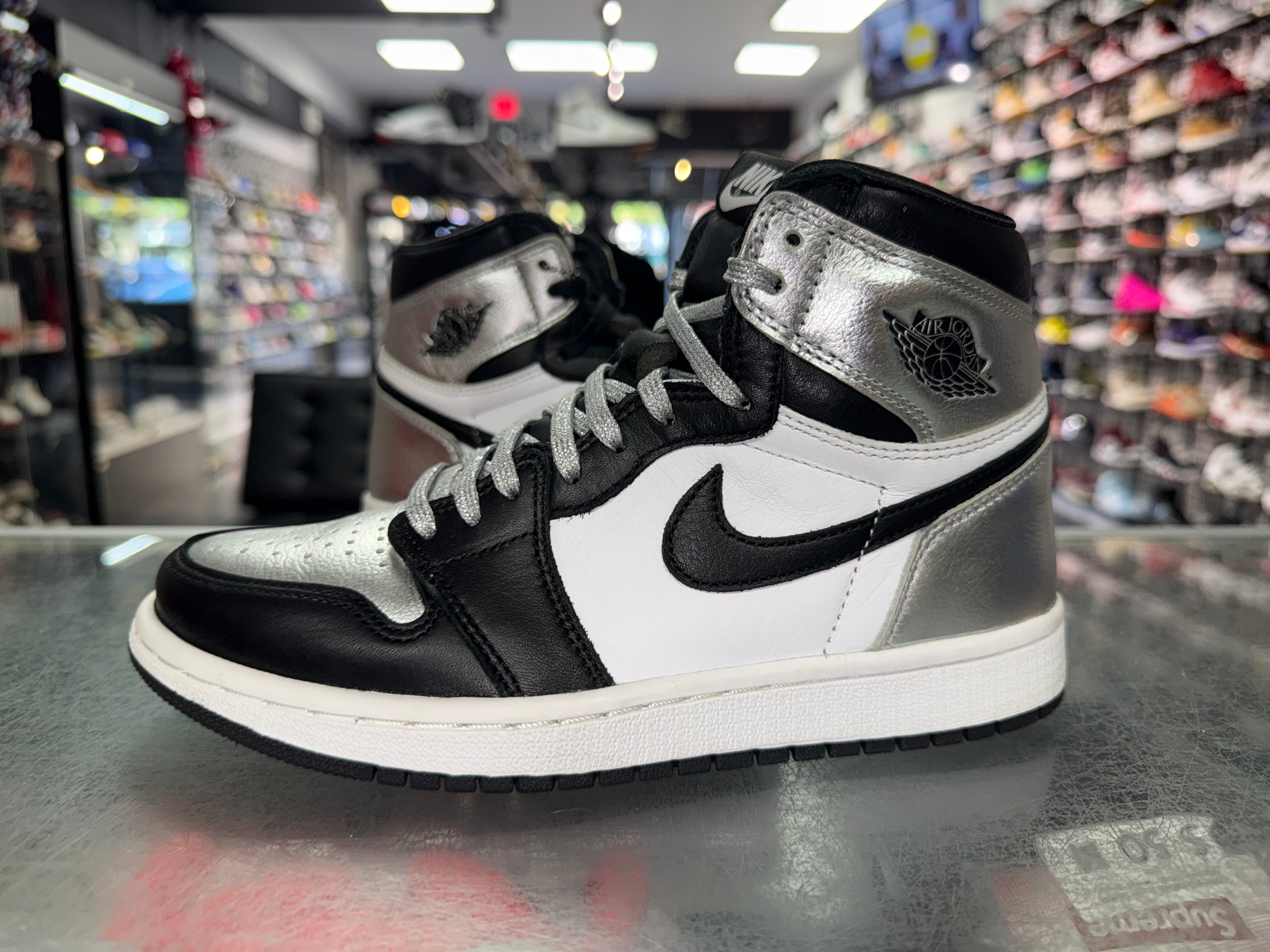 Size 5 (6.5W) Air Jordan 1 "Silver Toe"