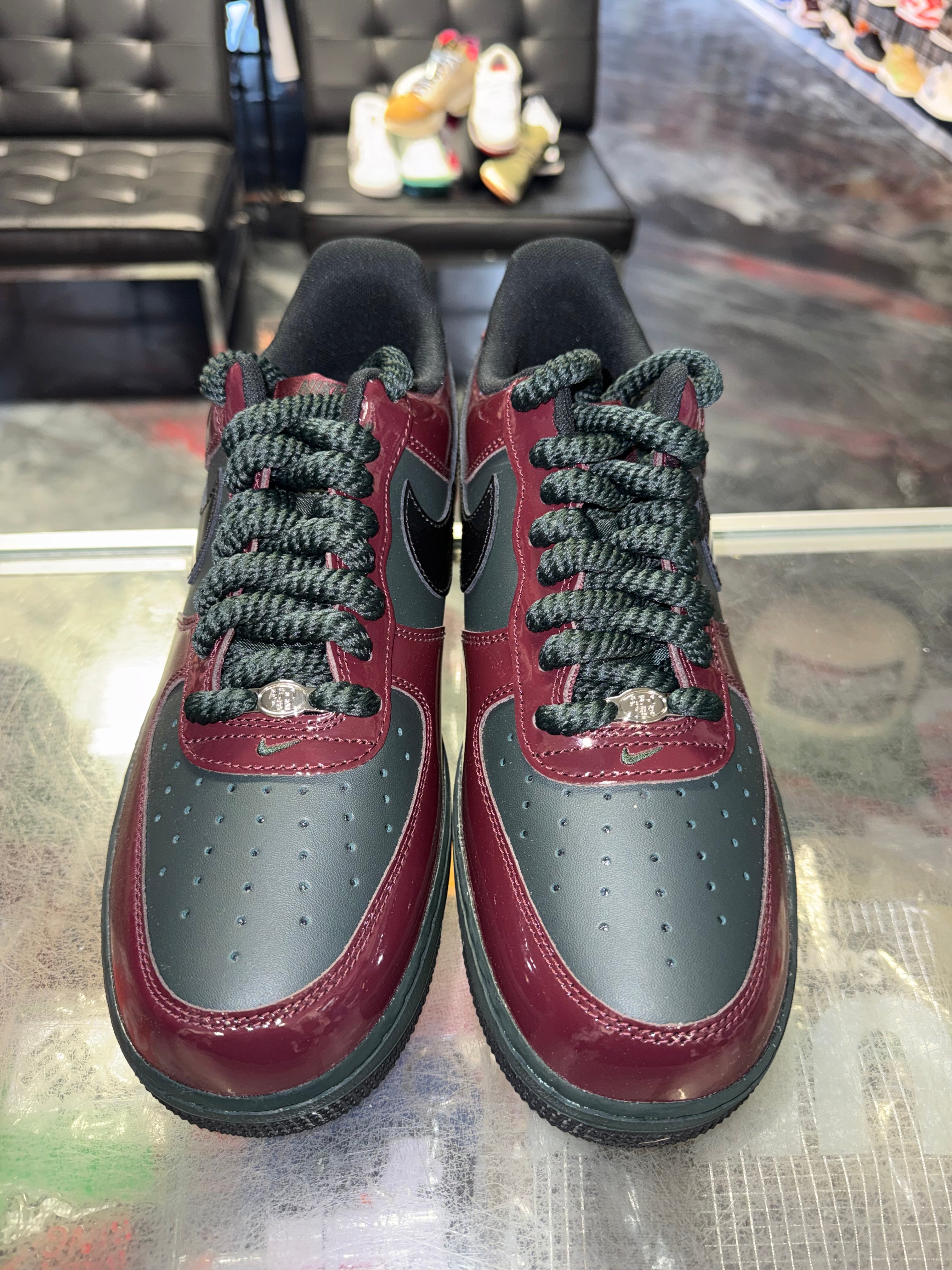 Size 10.5 Air Force 1 Patent Leather "Beef & Broccoli" Brand New