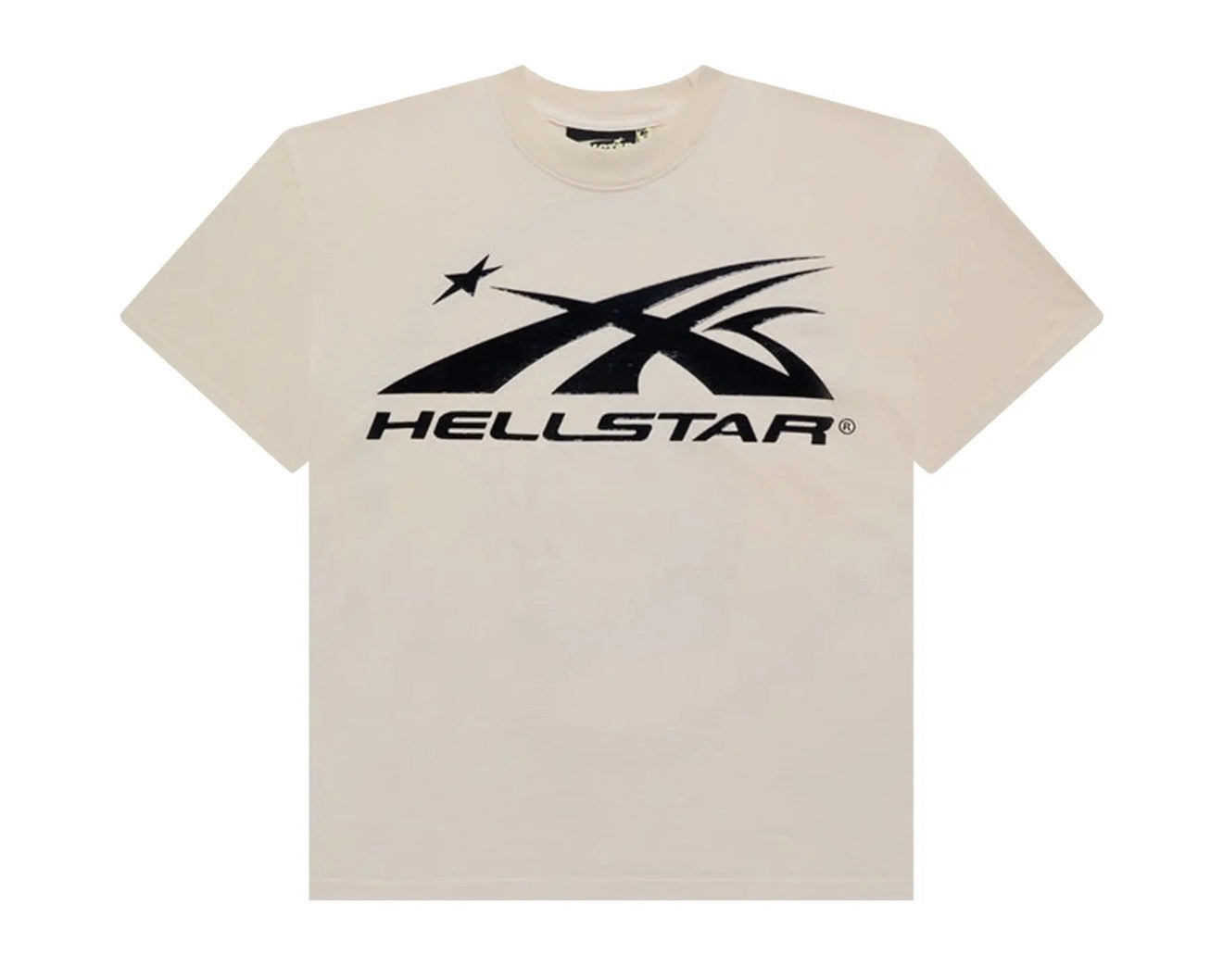 Size XS (Fits M) Hellstar Classic Tee “White/Black”