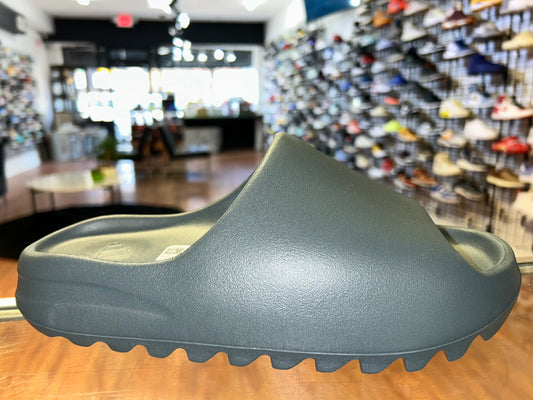 Size 10 Adidas Yeezy Slide “Slate Marine” Brand New (MAMO)
