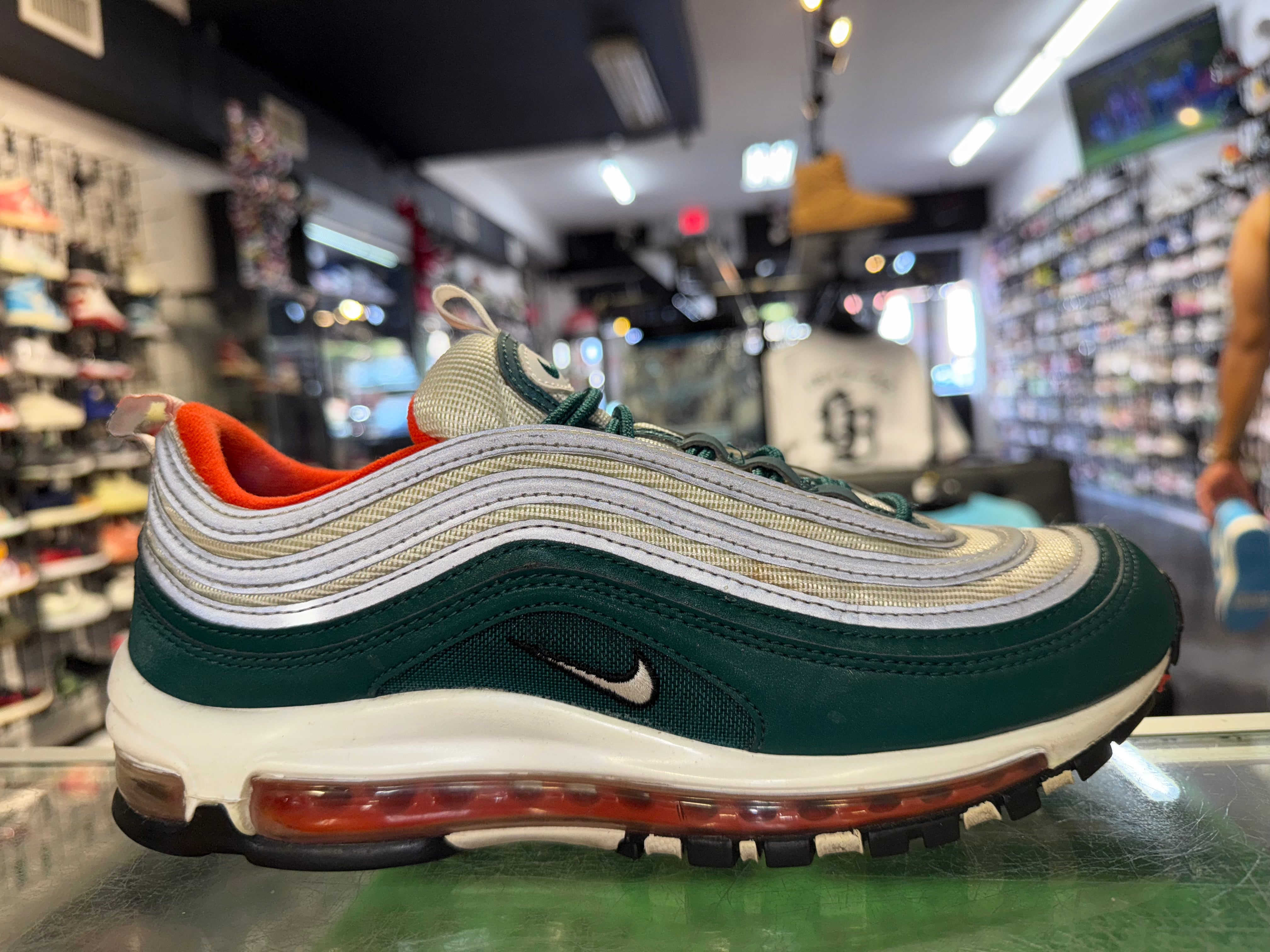 Size 8.5 (10W) Air Max 97 "Rainforest Team Orange"