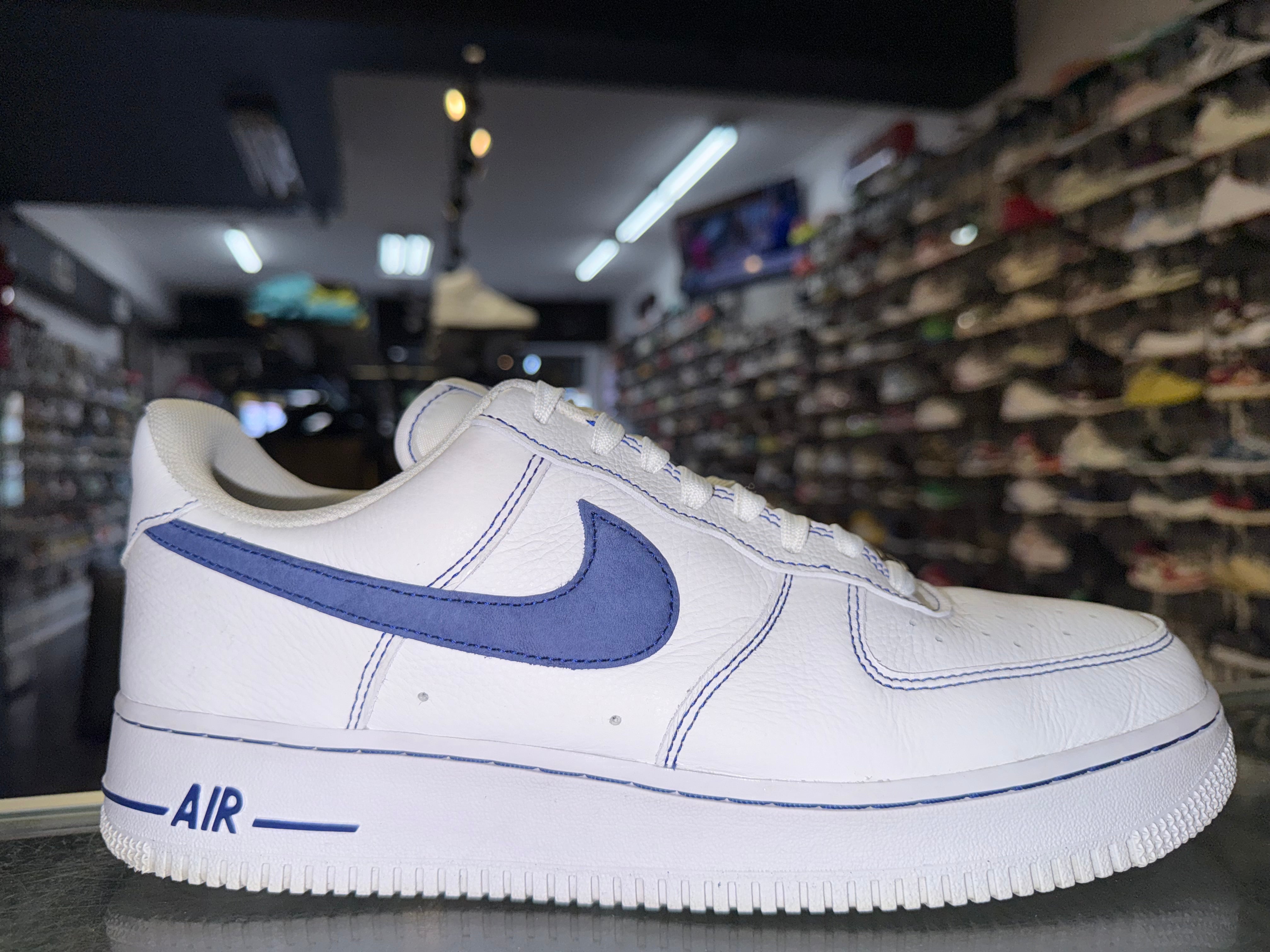 Size 10.5 Air Force 1 "White Deep Royal Blue"