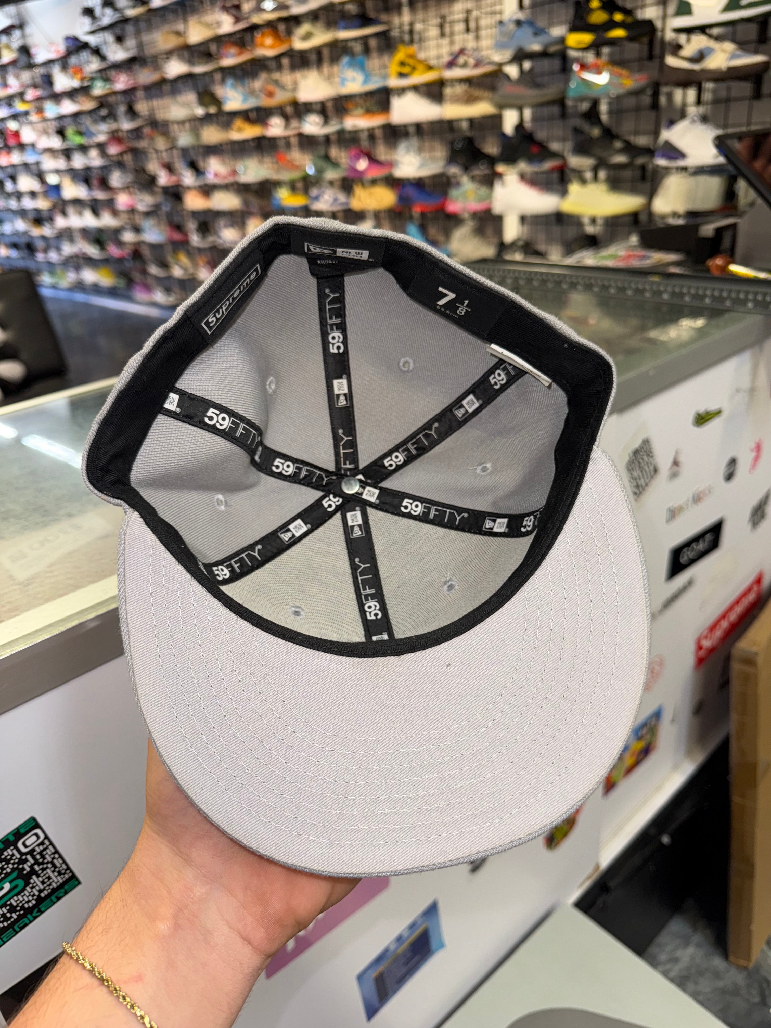 Size 7 1/8 Supreme Skull Fitted Hat “Grey” – Direct Kicks