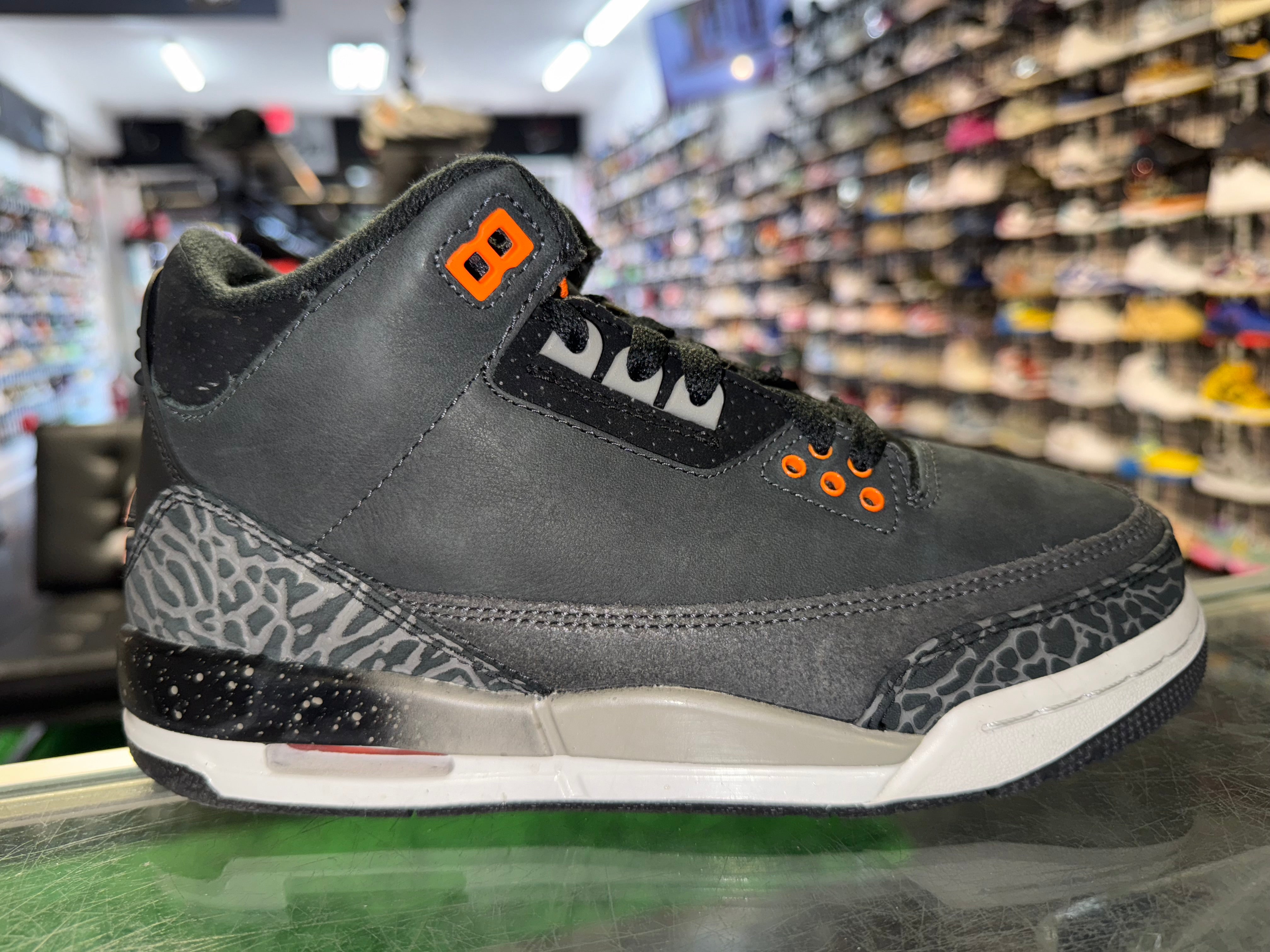 Size 5.5y Air Jordan 3 “Fear”