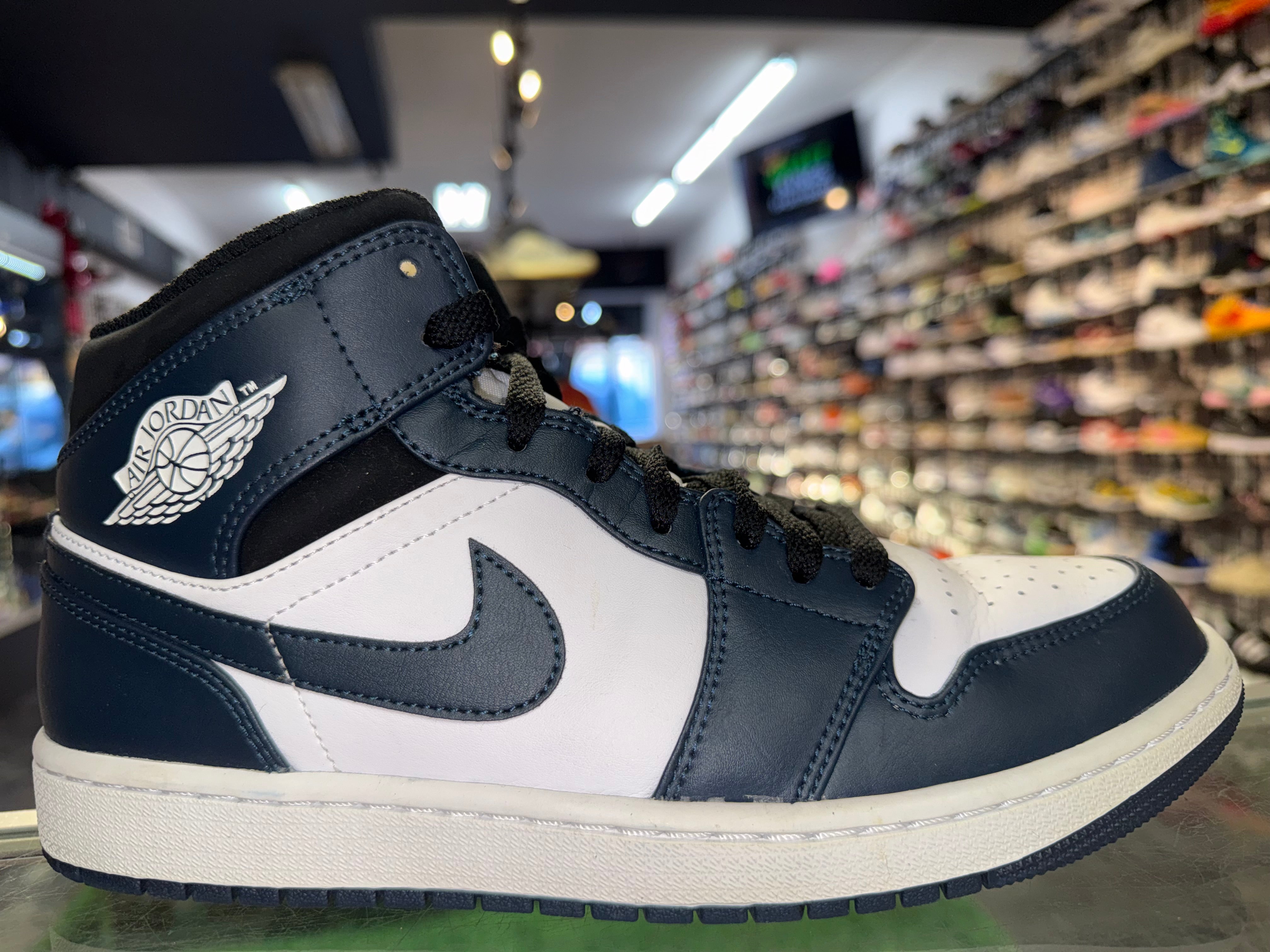 Size 9.5 Air Jordan 1 Mid “Armory Navy”