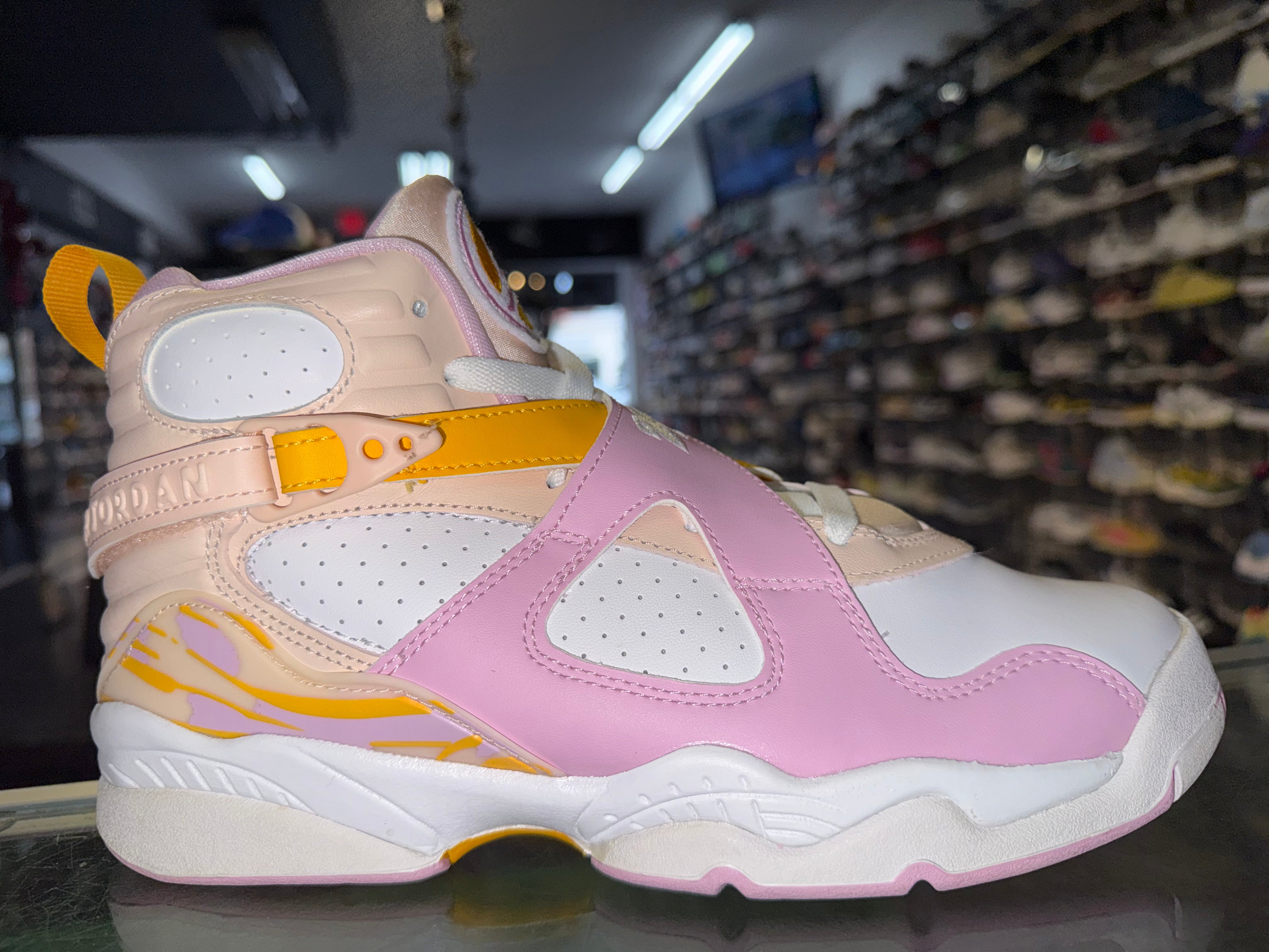 Size 7y Air Jordan 8 “Arctic Punch”