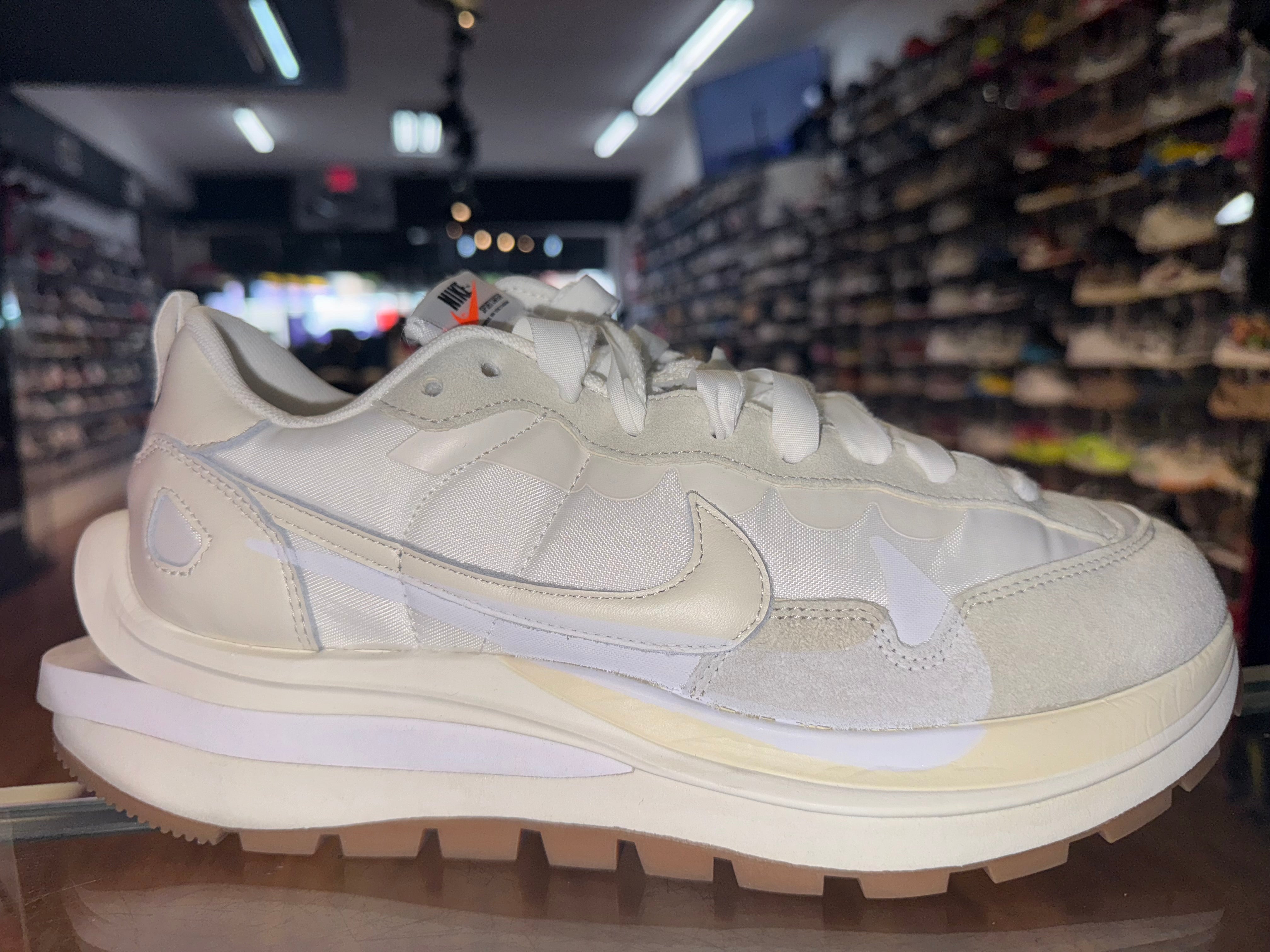 Size 10 Vaporwaffle Sacai "Sail Gum" Worn 1x