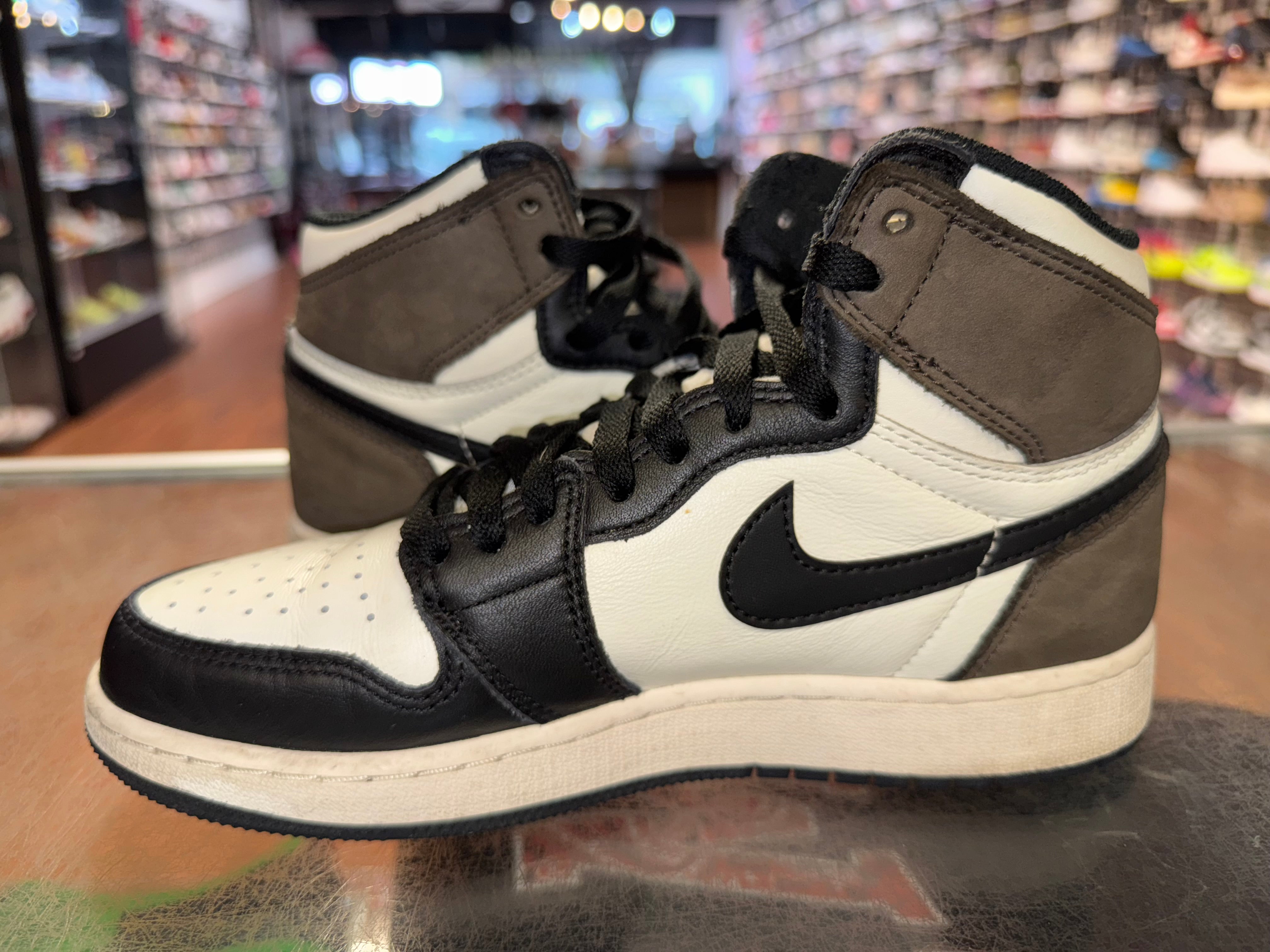 Size 5.5y Air Jordan 1 "Dark Mocha"