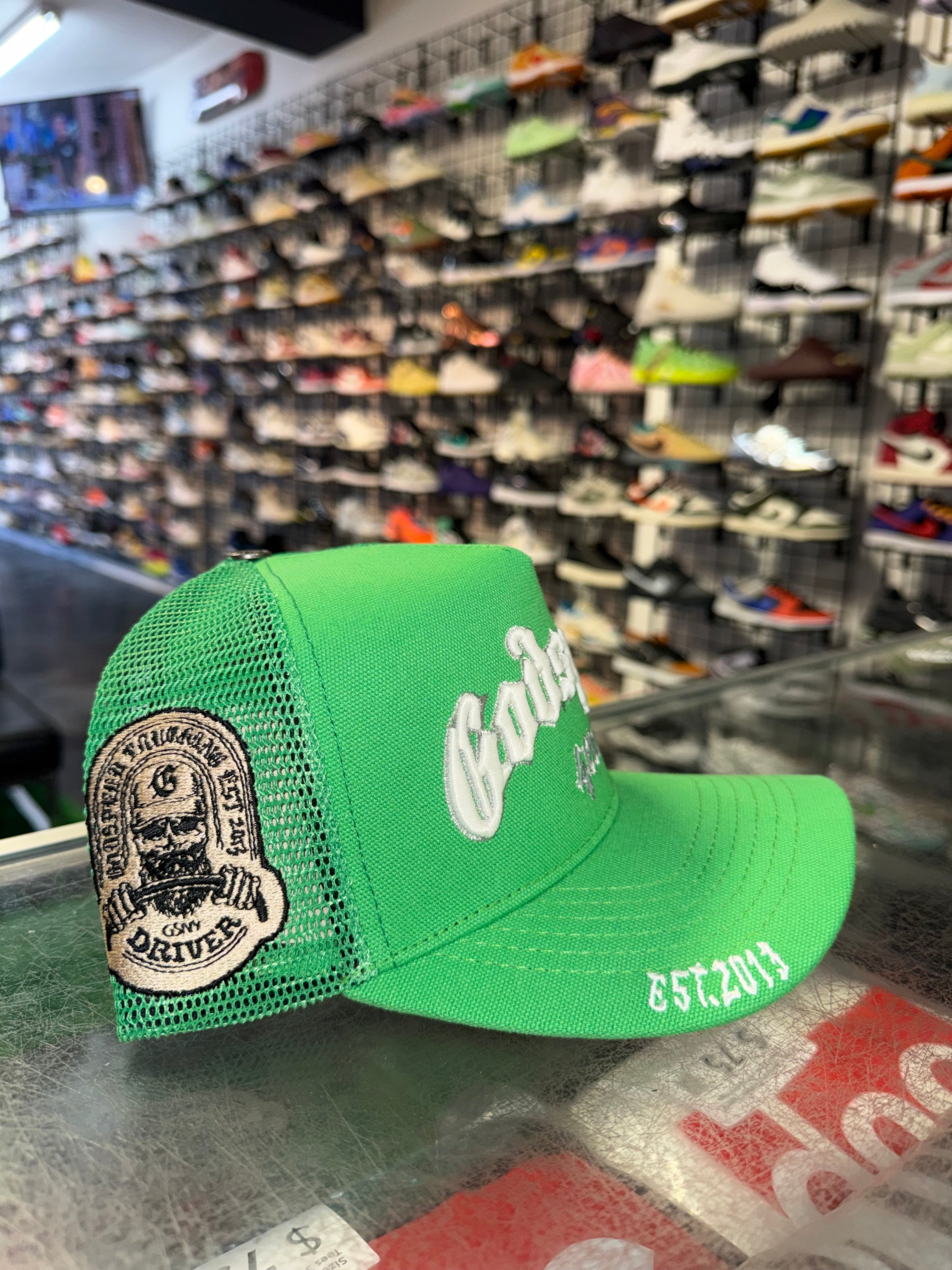 Size OS Godspeed 4Ever Trucker Hat “Green/White” Brand New Size OS Godspeed 4Ever Trucker Hat “Green/White” Brand New