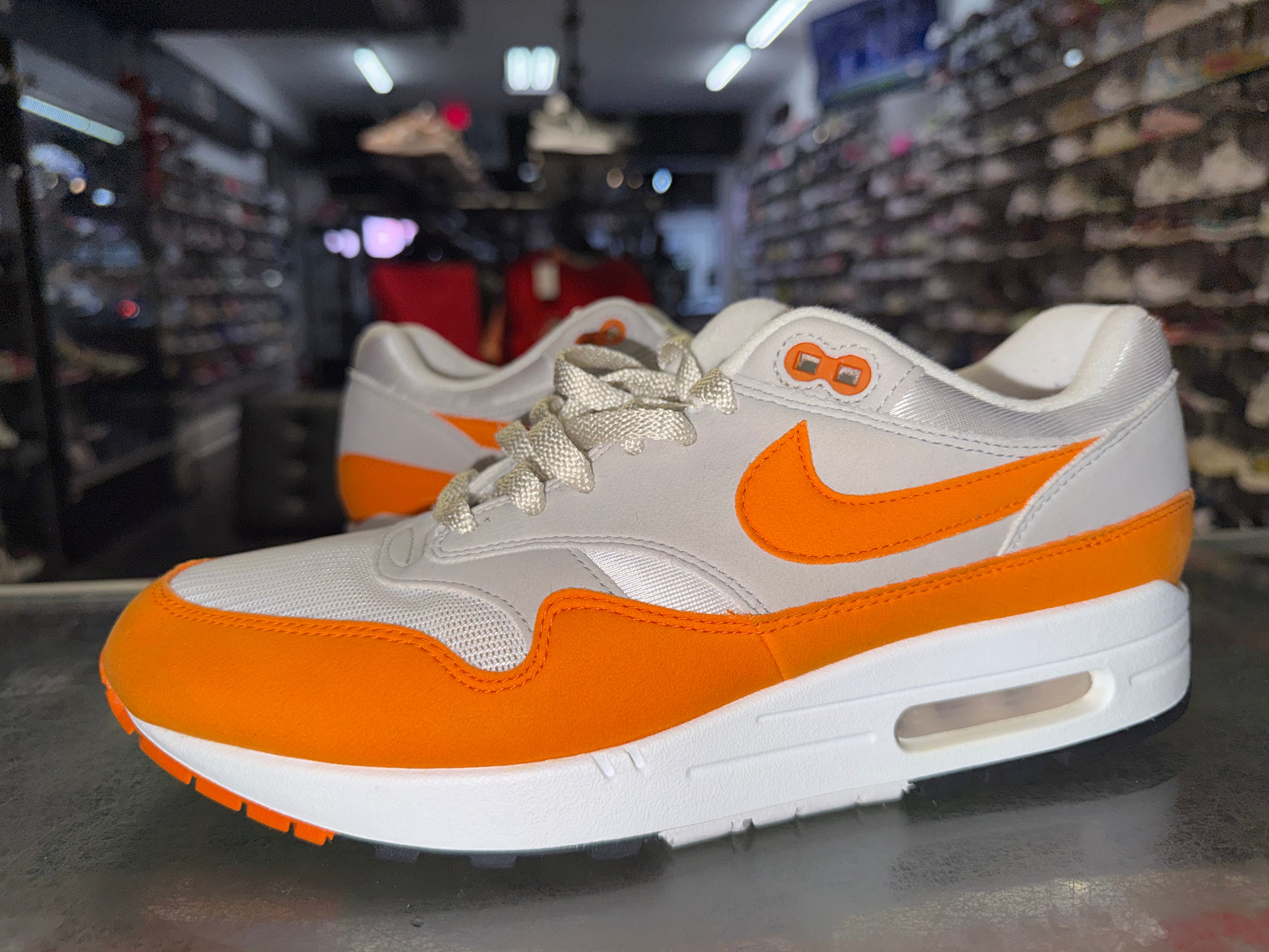 Size 9 Air Max 1 "Anniversary Orange"