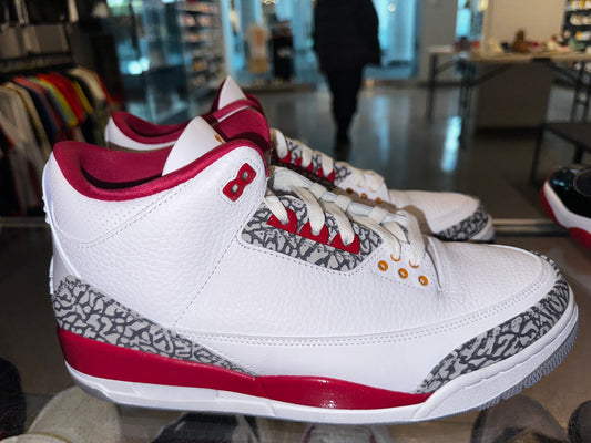 Size 11.5 Air Jordan 3 “Cardinal” (Mall)