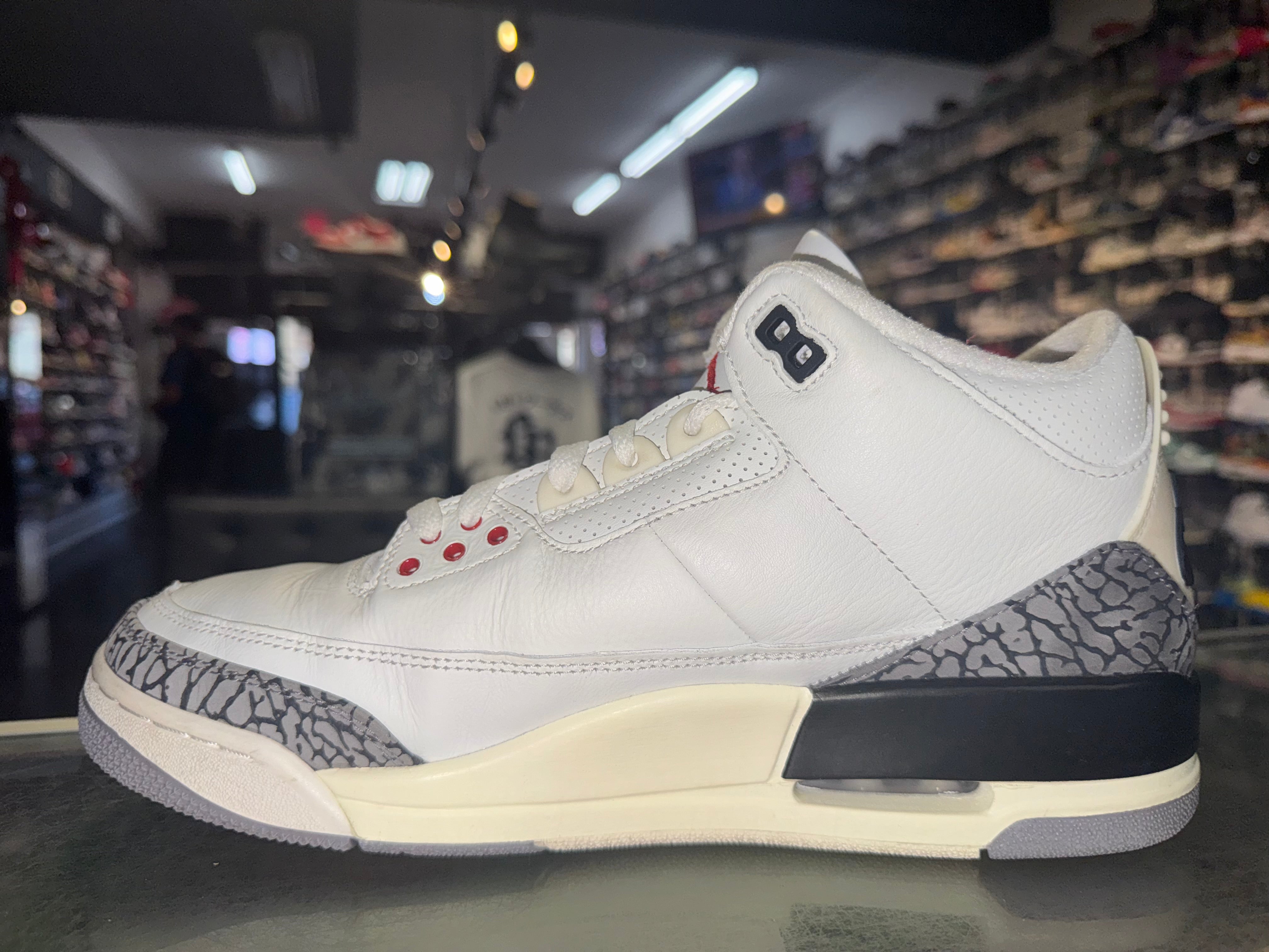 Size 10 Air Jordan 3 "White Cement Reimagined"