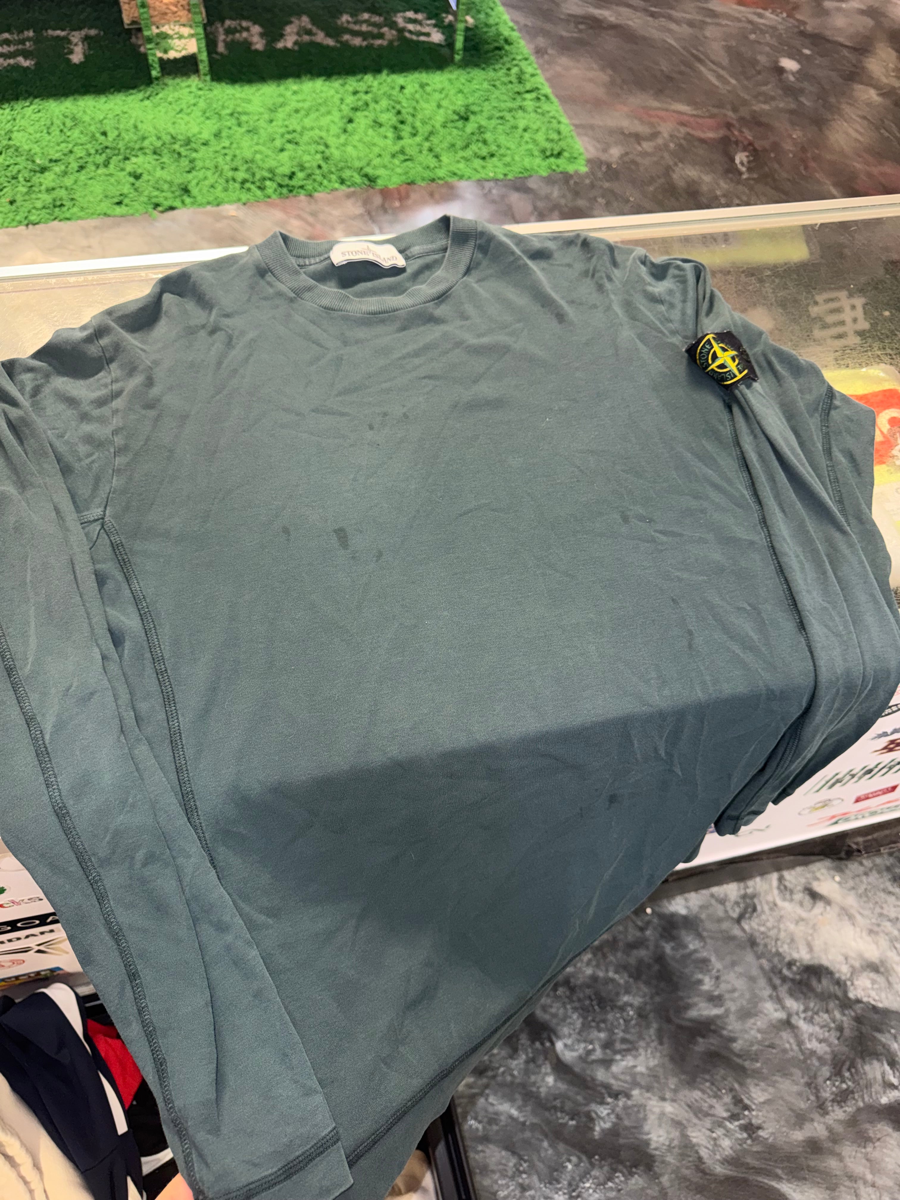 Medium Stone Island Long Sleeve Emerald