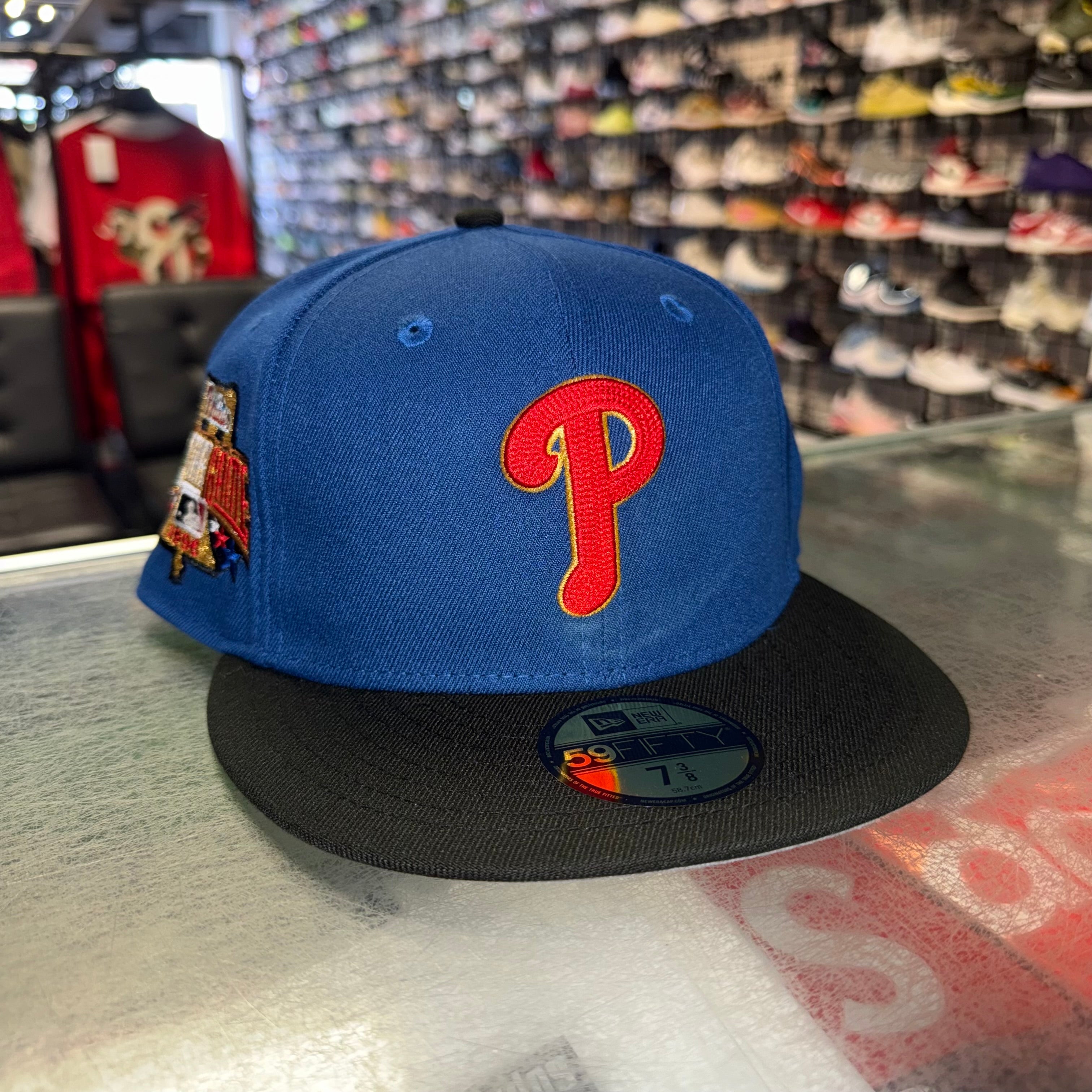 Size 7 3/8 New Era Fitted Hat “Phillies ‘96 ASG Blue” Brand New