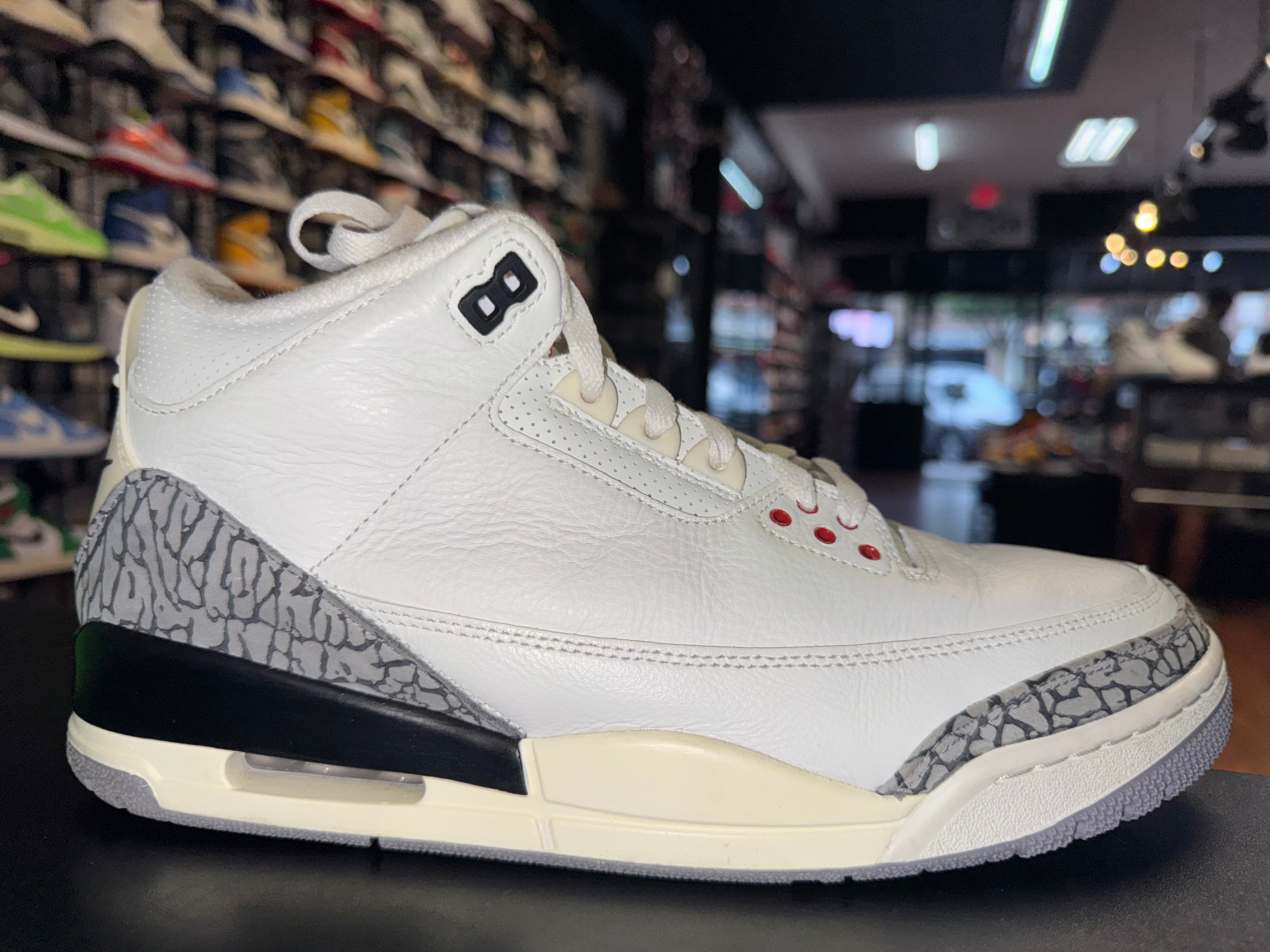 Size 11 Air Jordan 3 Reimagined "White Cement"