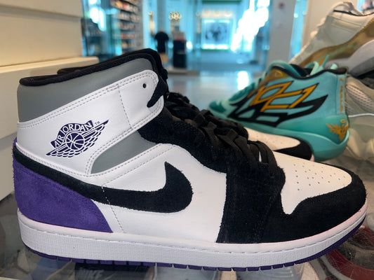 Size 12 Air Jordan 1 Mid SE “Court Purple” Brand New (Mall)