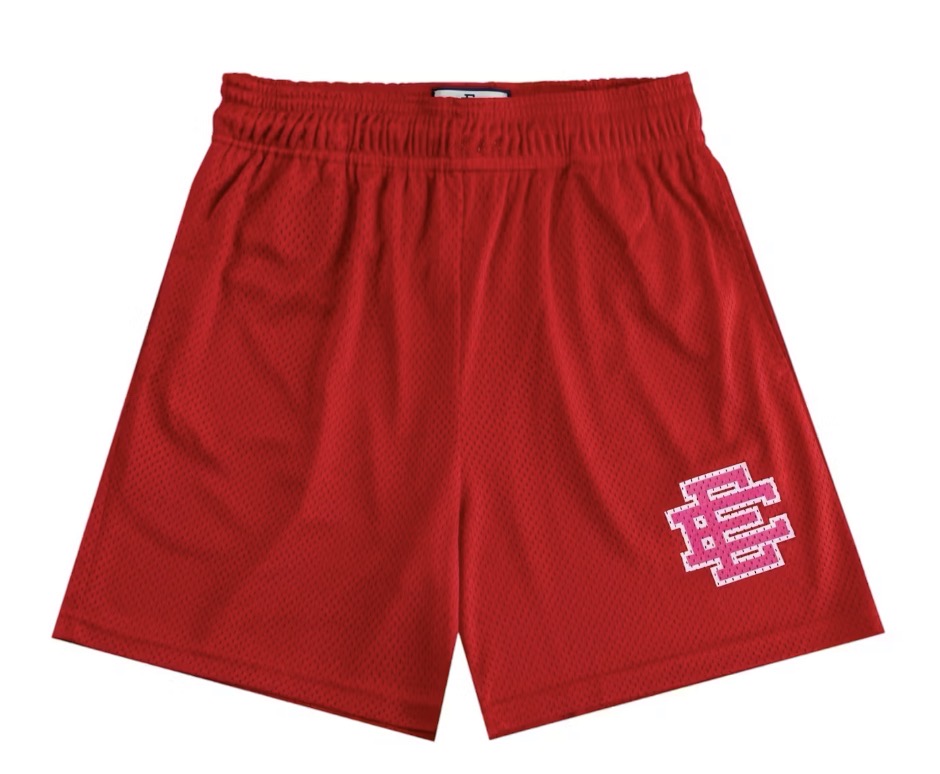 Size L Eric Emanuel EE Shorts “Red/Pink”