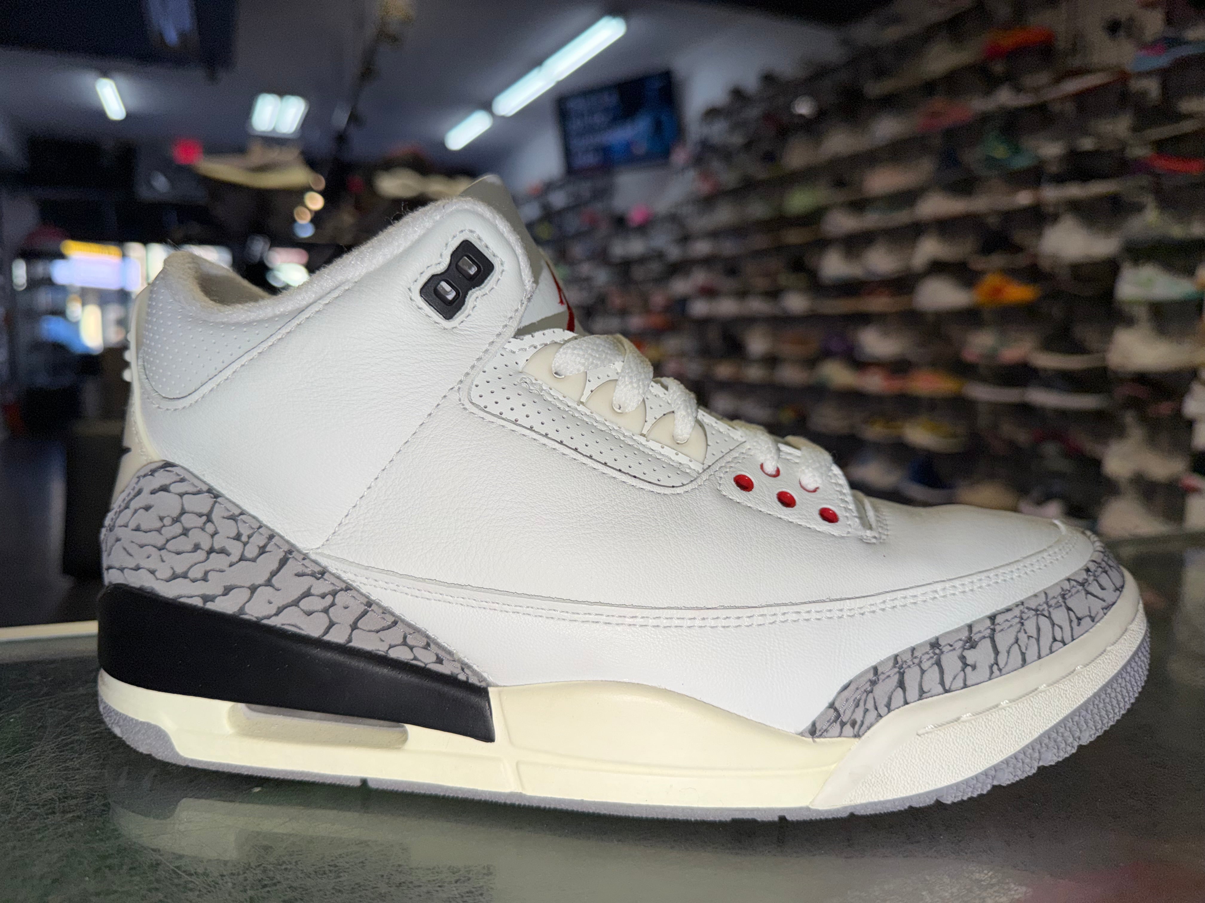 Size 10 Air Jordan 3 "White Cement Reimagined"