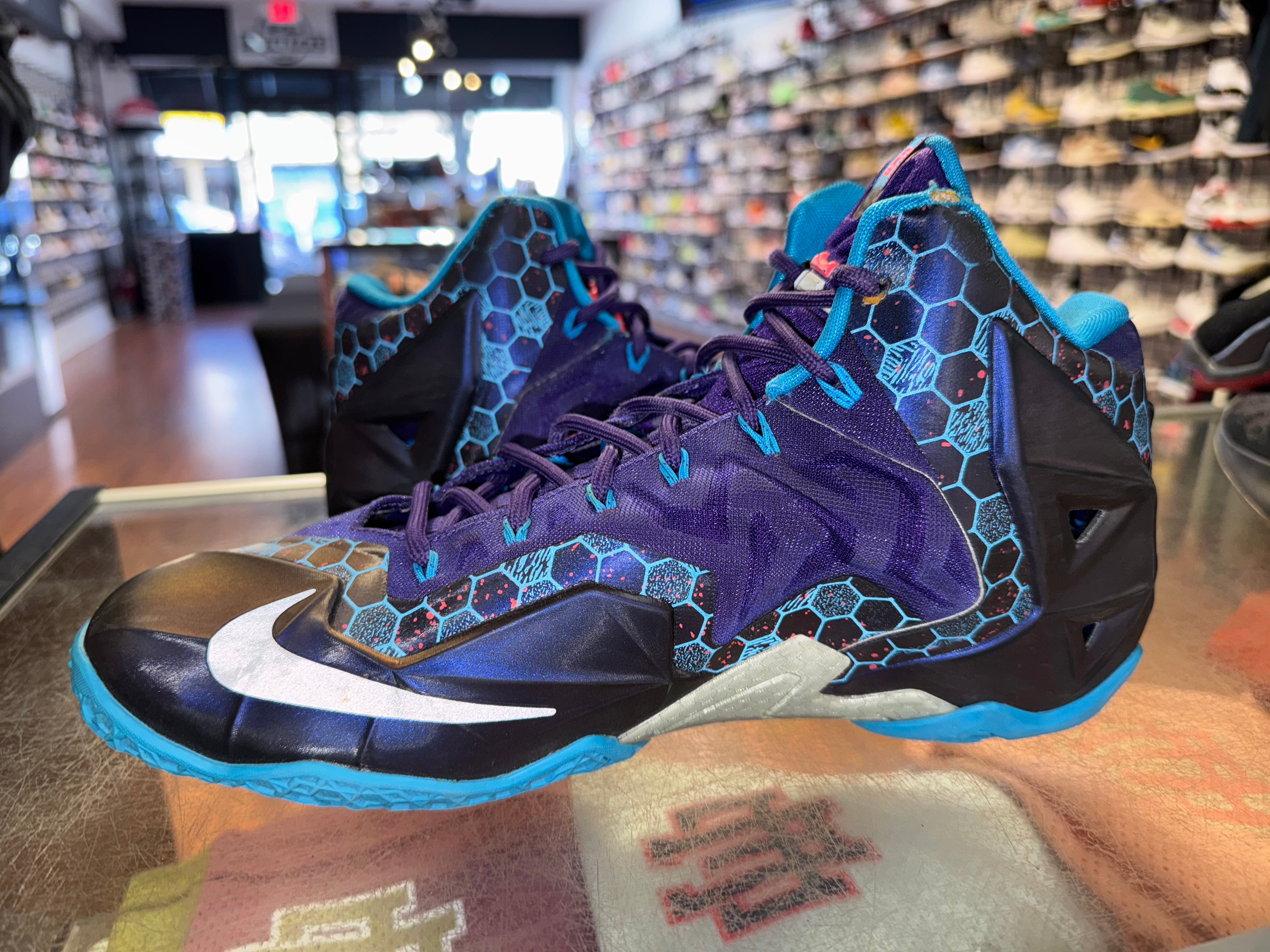 Size 10.5 Lebron 11 "Summit Lake Hornets"