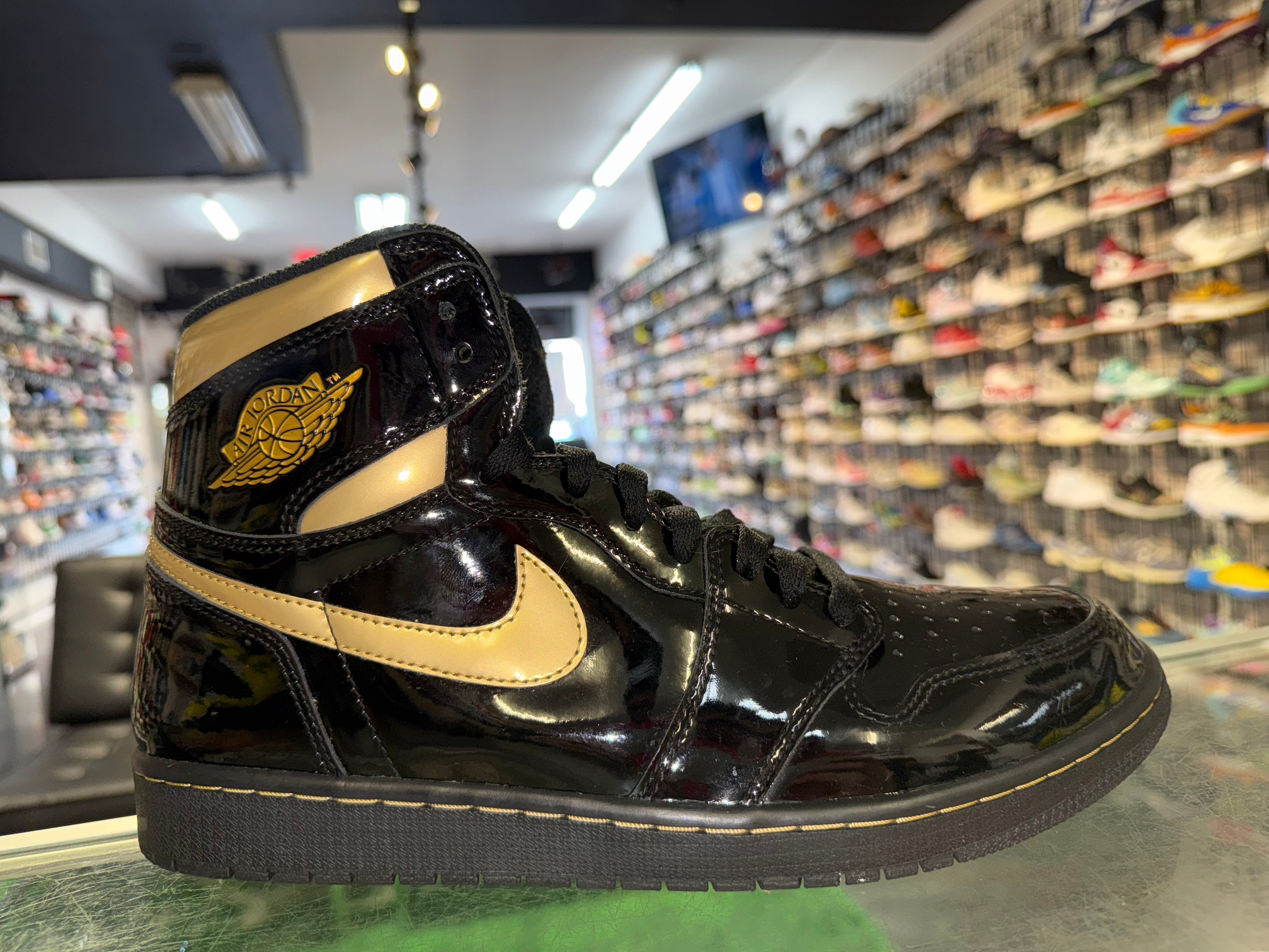 Size 12 Air Jordan 1 “Black Metallic Gold”