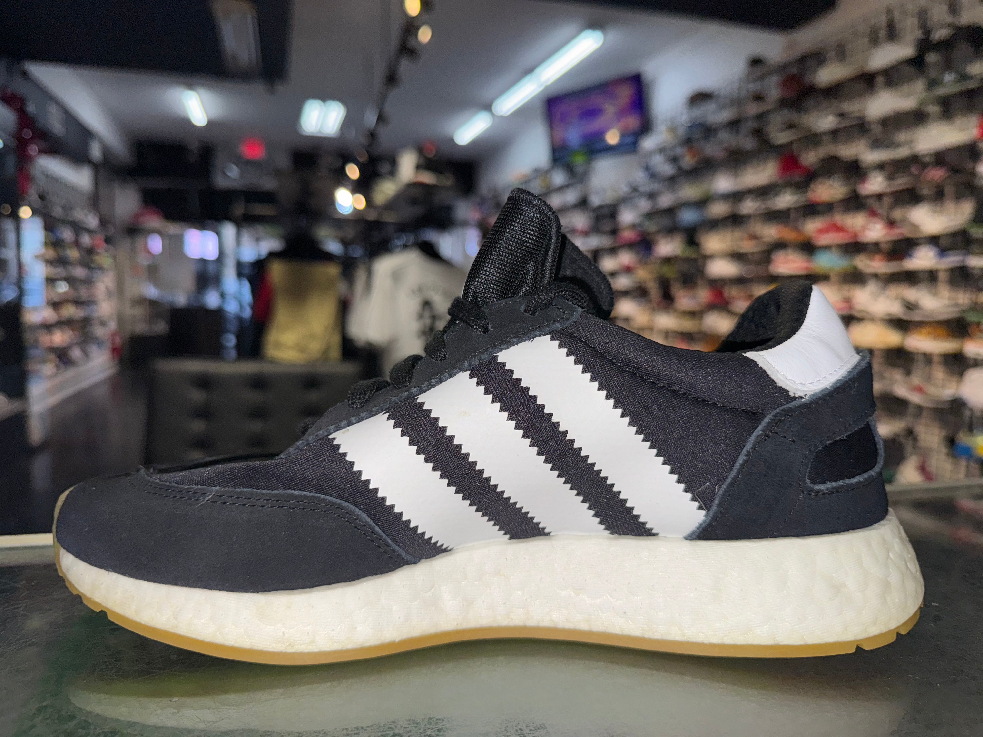 Size 8.5 Adidas I-5923 "Black White Gum"