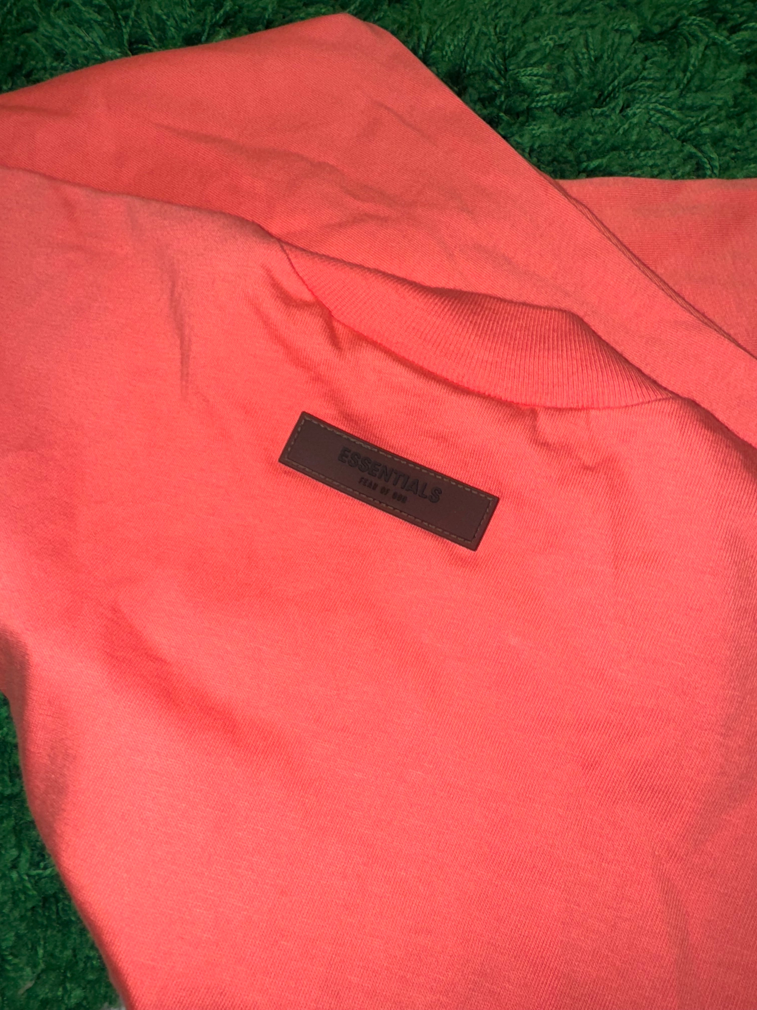 Size XS Essentials Long Sleeve “Coral”