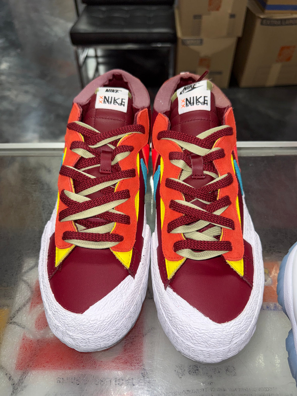 Nike Blazer Low Sacai Kaws Red sneaker, new, size 11 – view 2