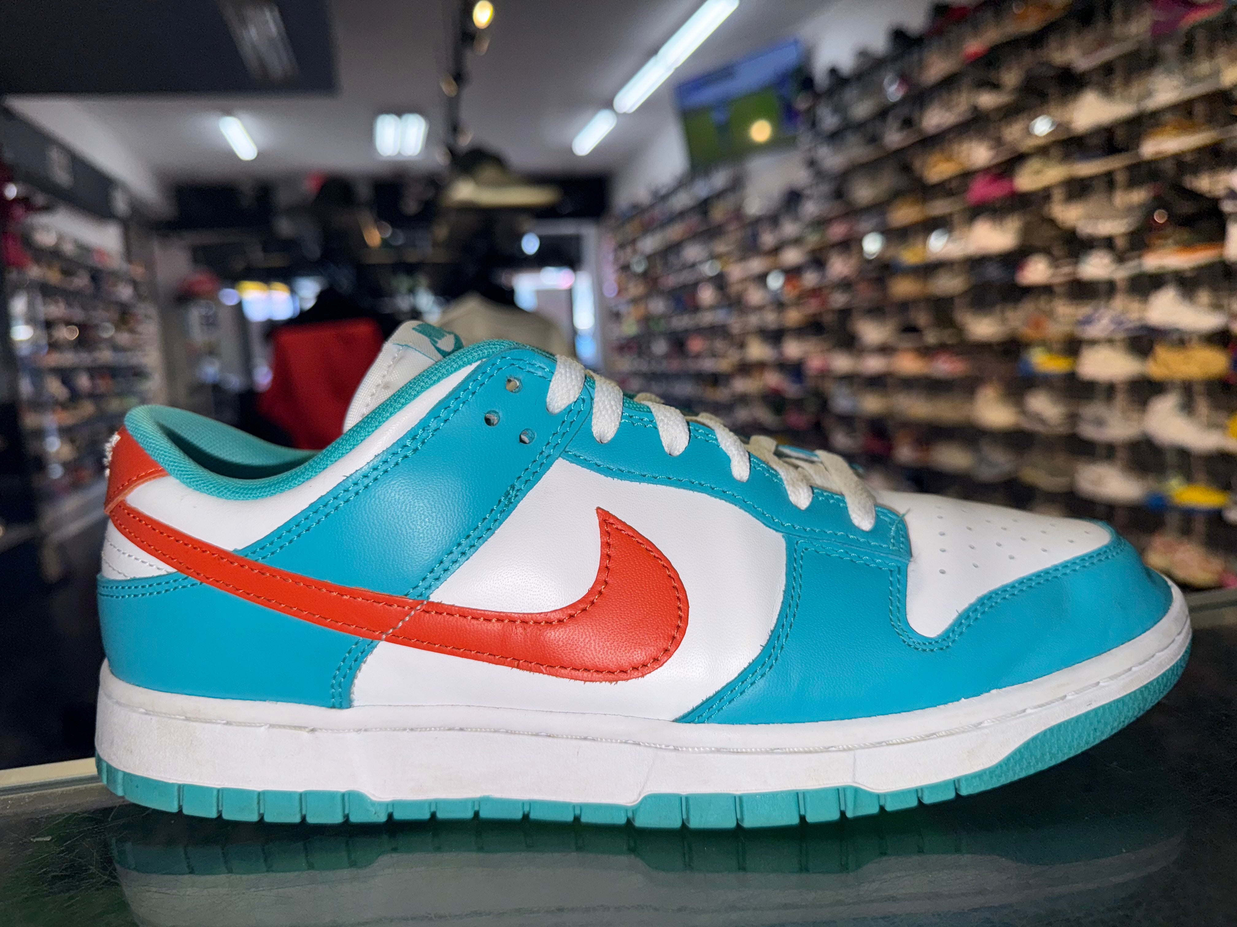 Size 10.5 Dunk Low “Miami Dolphins”