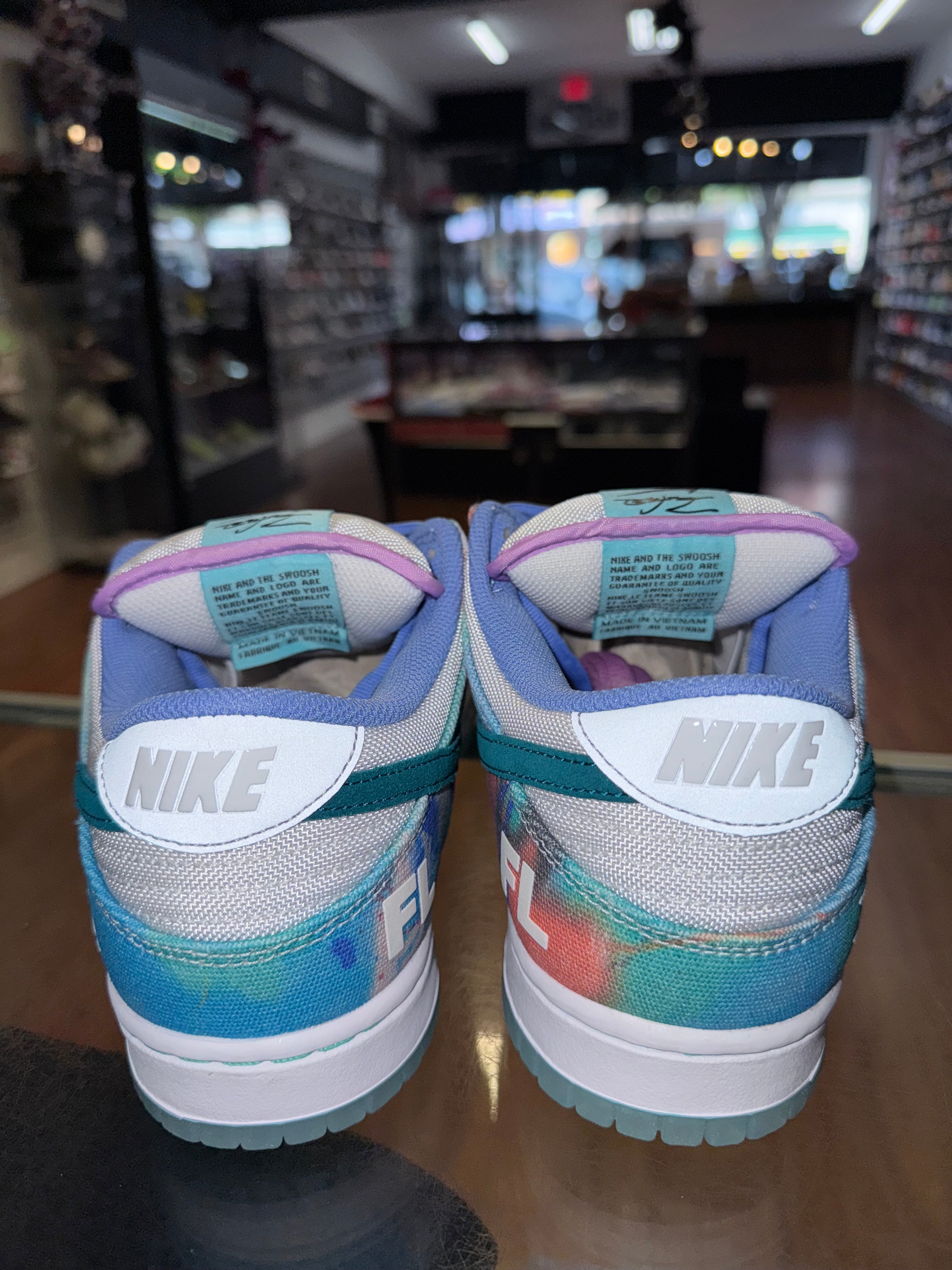 Size 10.5 Dunk Low SB Futura Laboratories "Bleached Aqua" Brand New
