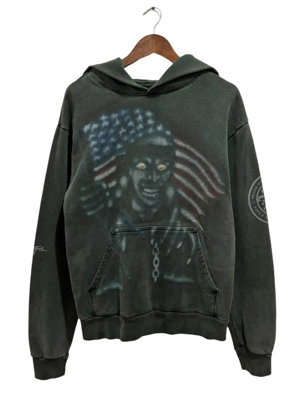 Size M Travis Scott Cactus Jack MetLife Tour Hoodie “Green Goblin”