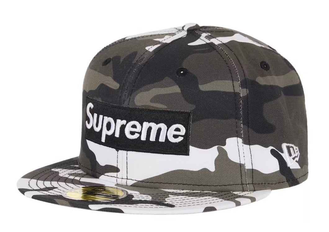 Size 7 1/2 Supreme Shop Anniversary Box Logo Fitted Hat “Camo” Brand New