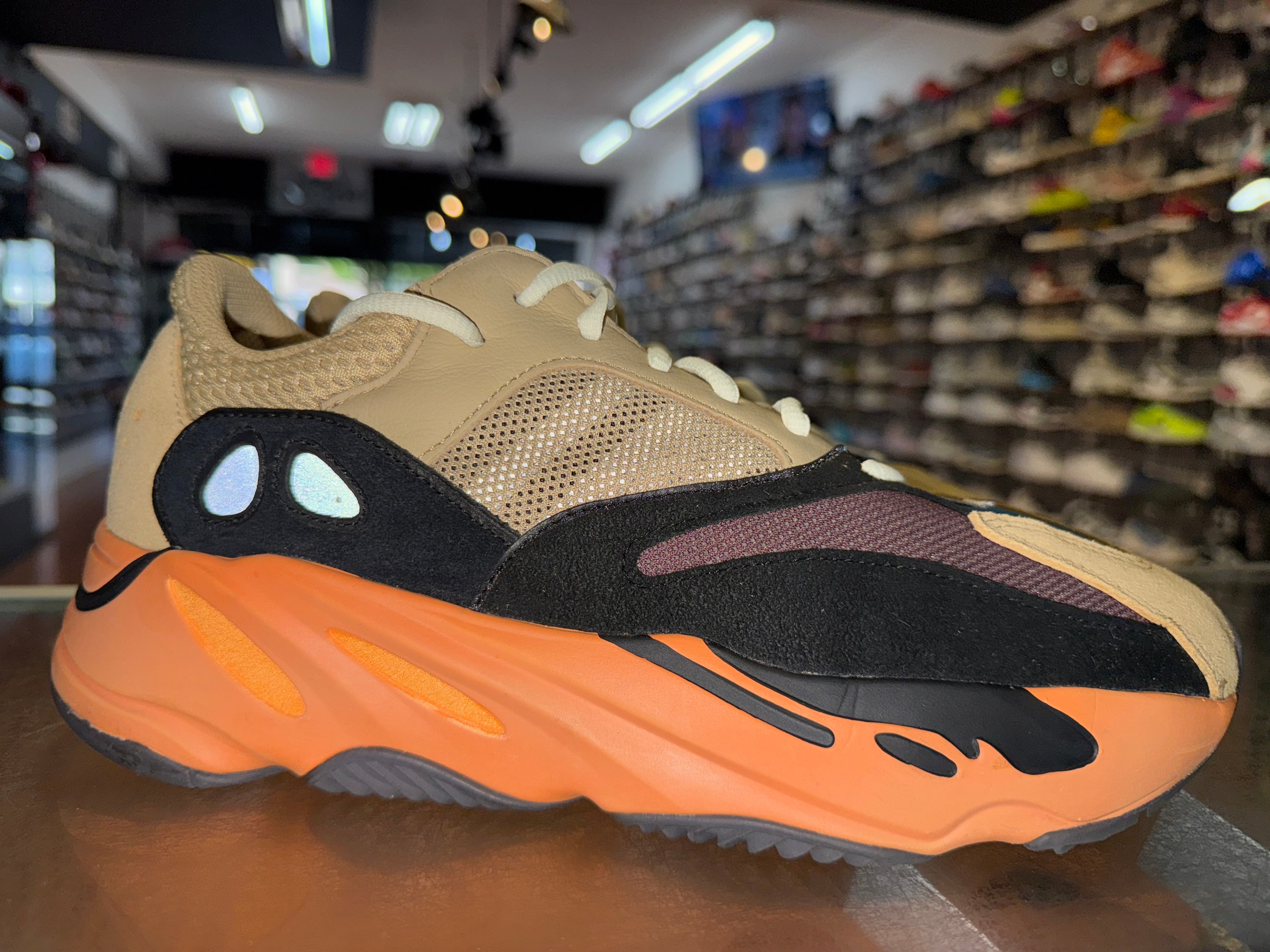 Size 9 Yeezy Boost 700 "Enflame Amber"