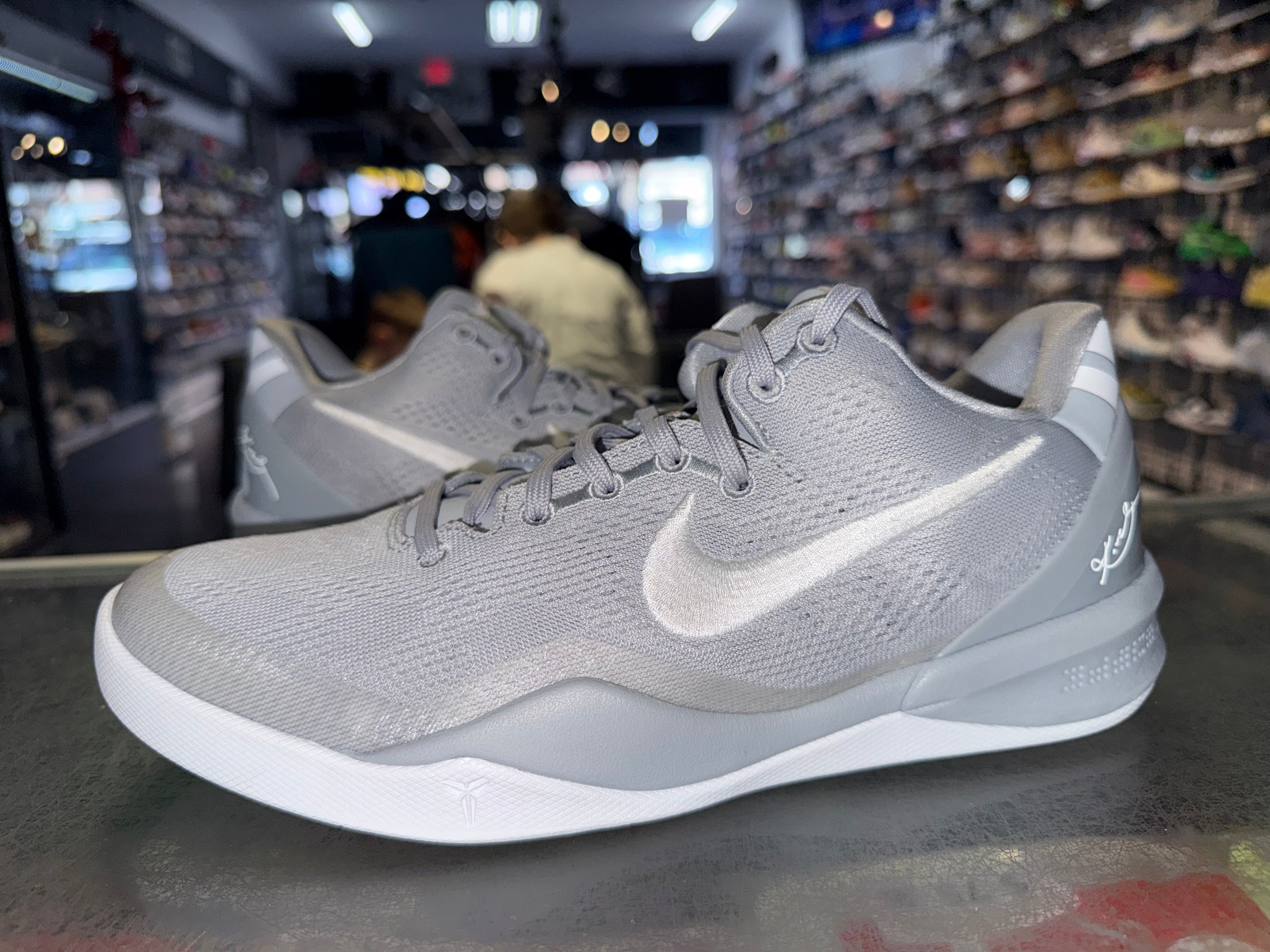 Size 7y Kobe 8 "Wolf Grey"