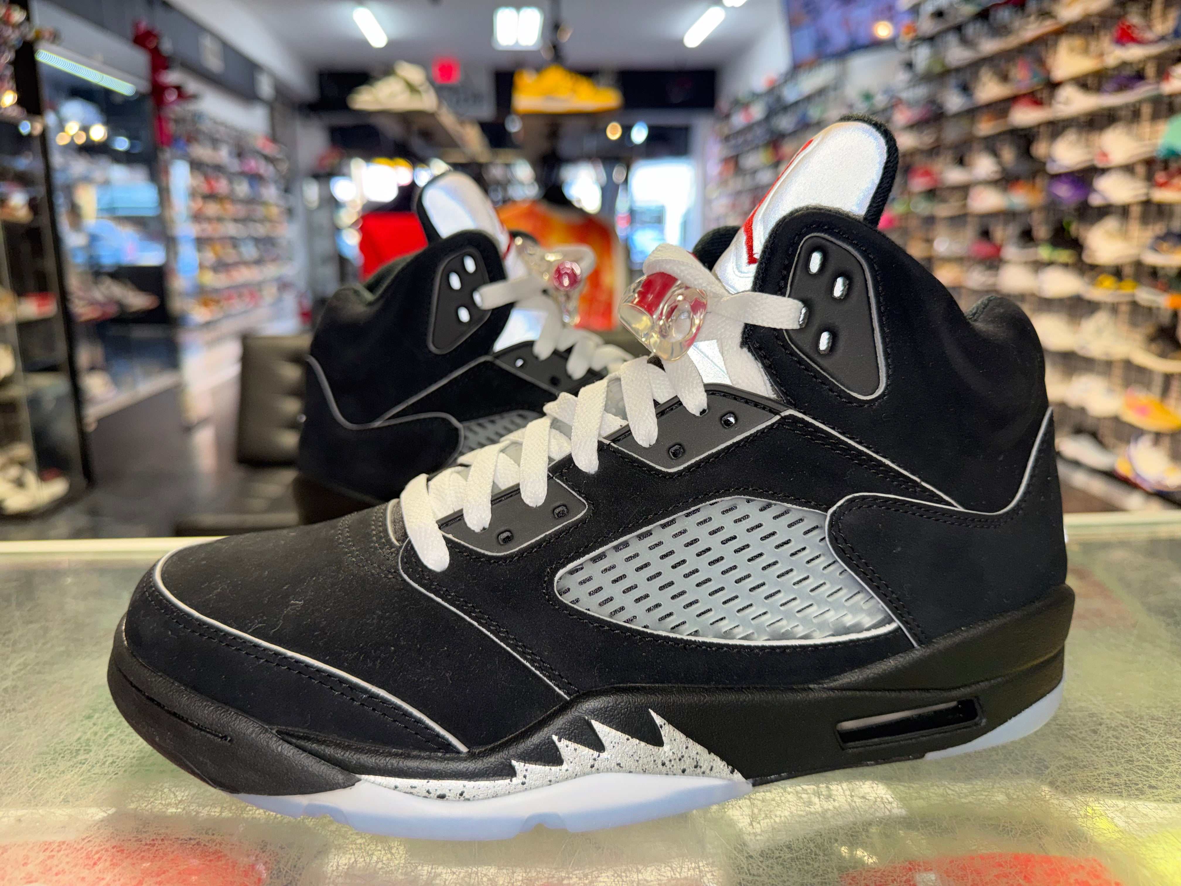 Size 9.5 Air Jordan 5 OG "Black Metallic Reimagined"