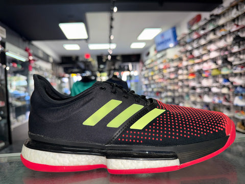 Size 8.5 Adidas SoleCourt “Black/Pink”