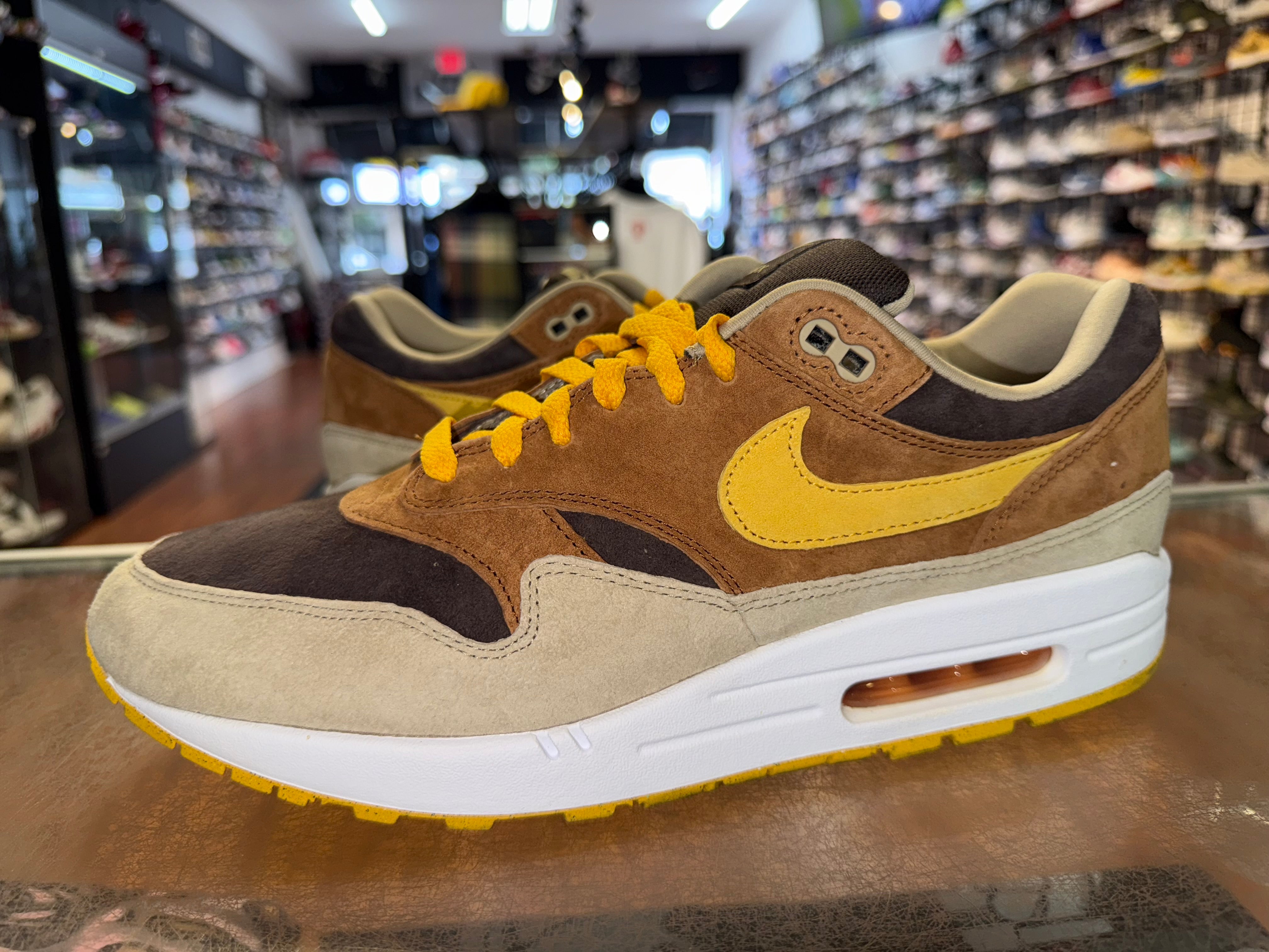 Size 12 Air Max 1 “Duck Pecan Yellow”