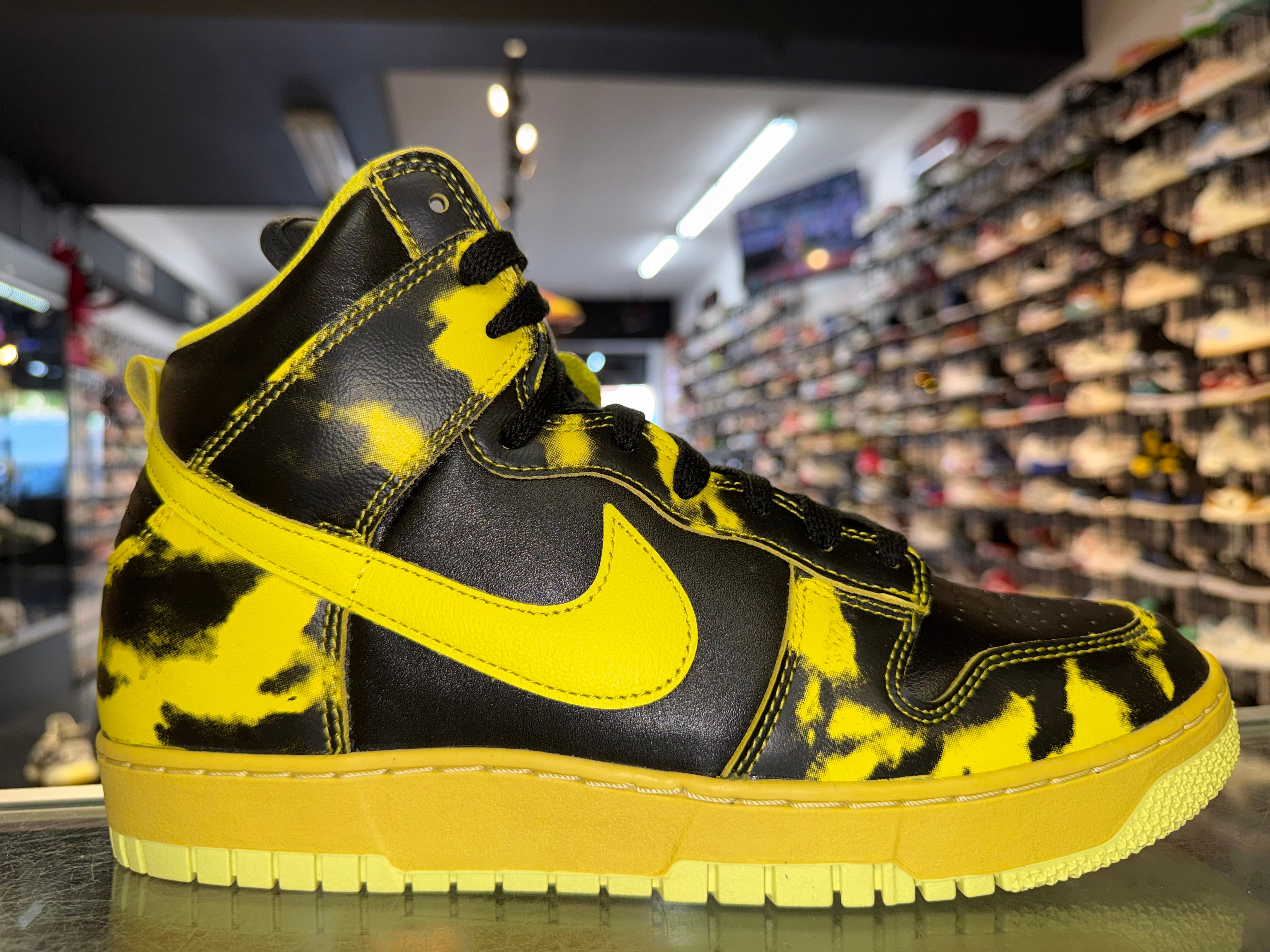 Size 11 Dunk High 1985 "Yellow Acid Wash" Brand New