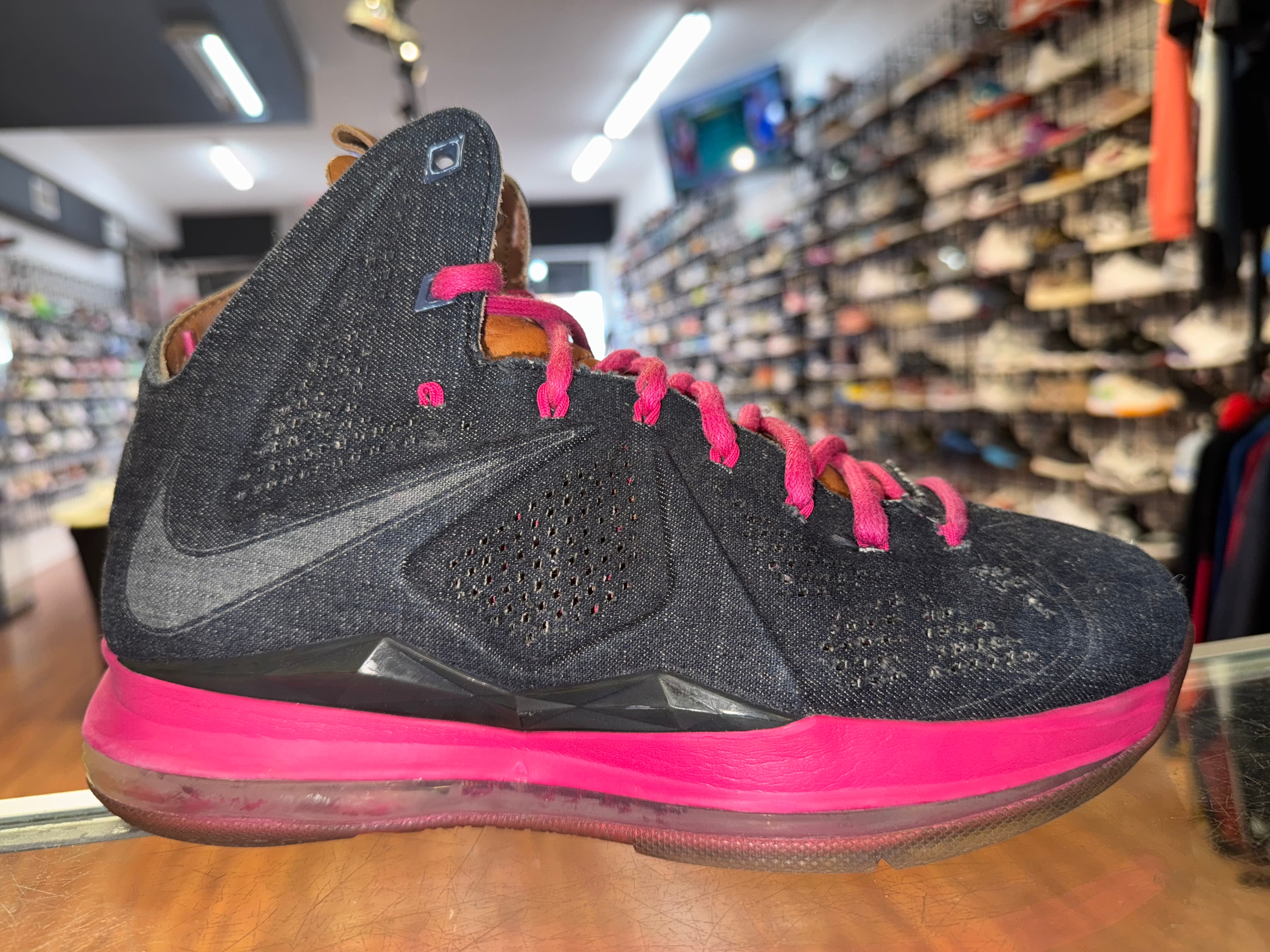 Size 8.5 Lebron 10 EXT “Denim”