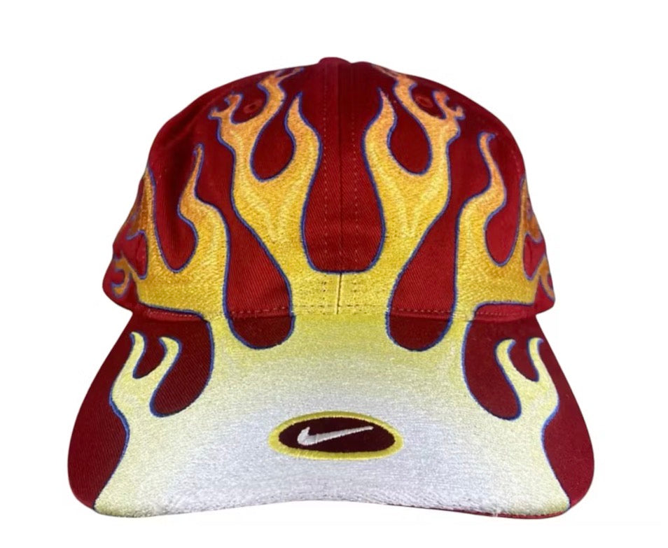 Size M/L Nike Structured OG Flame Hat “Red” Brand New