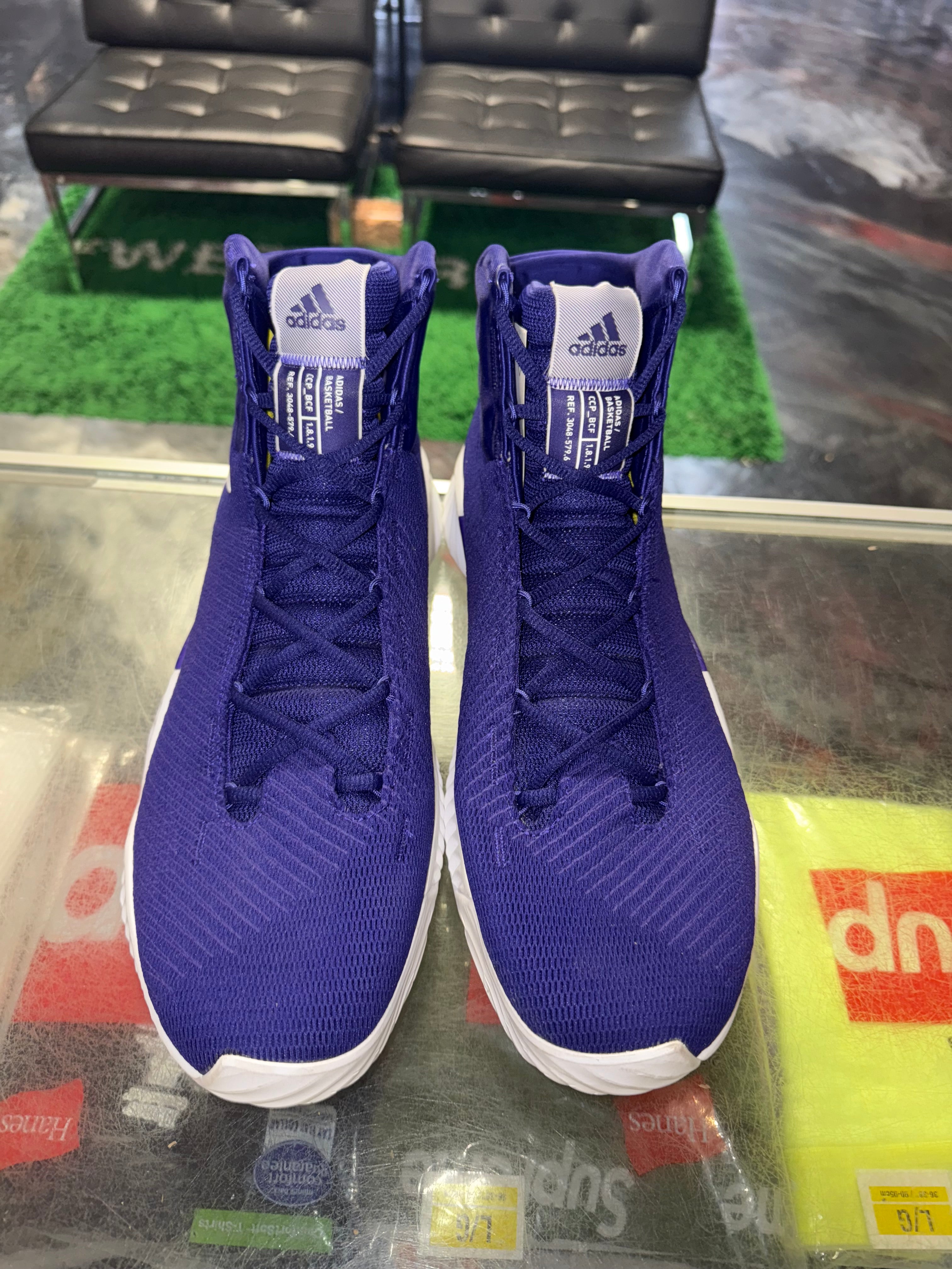 Size 16 Adidas Pro Bounce 2018 "Purple" Brand New